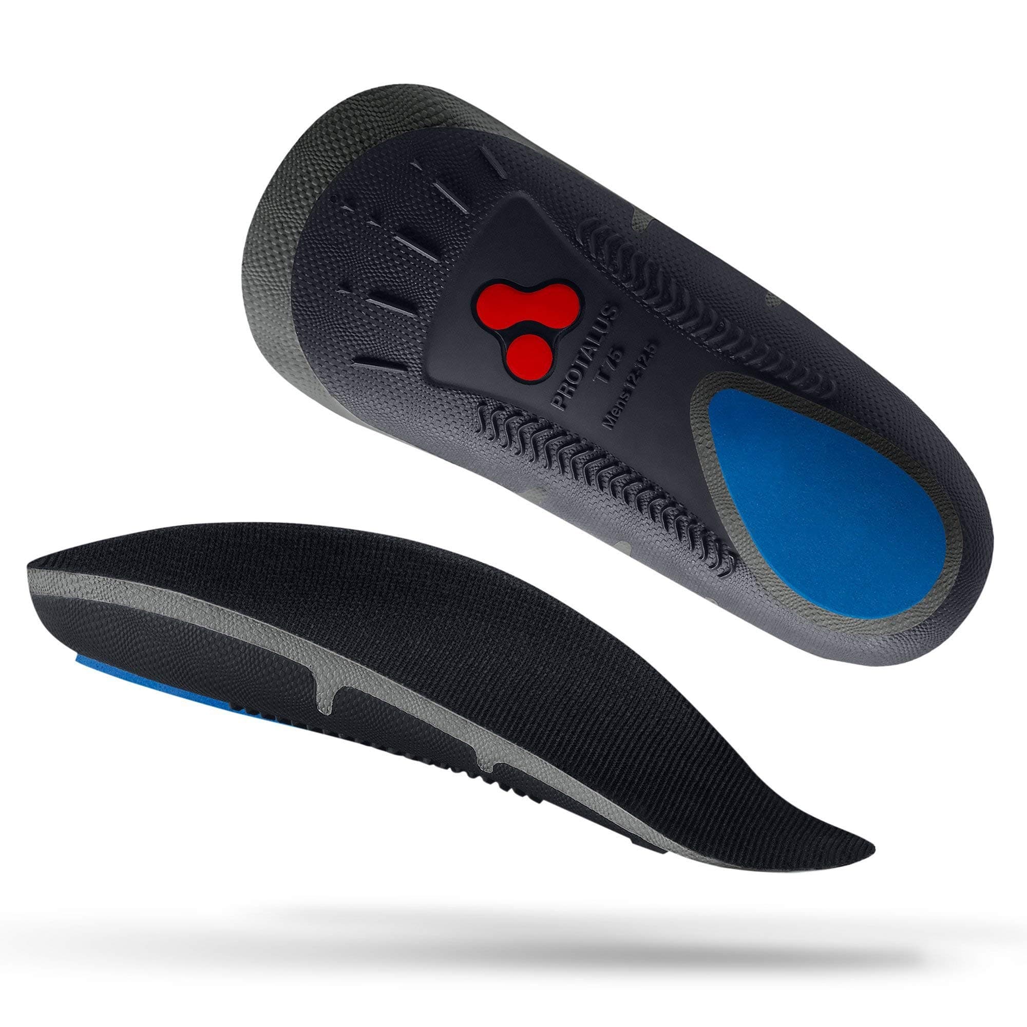 Protalus T75 – ¾ Length Insole to Relieve Plantar Fasciitis, Foot Soreness and Knee Aches. Inserts for Work or Running Shoes Providing Comfort, Support and Alignment. 90 Day Money-Back Guarantee.