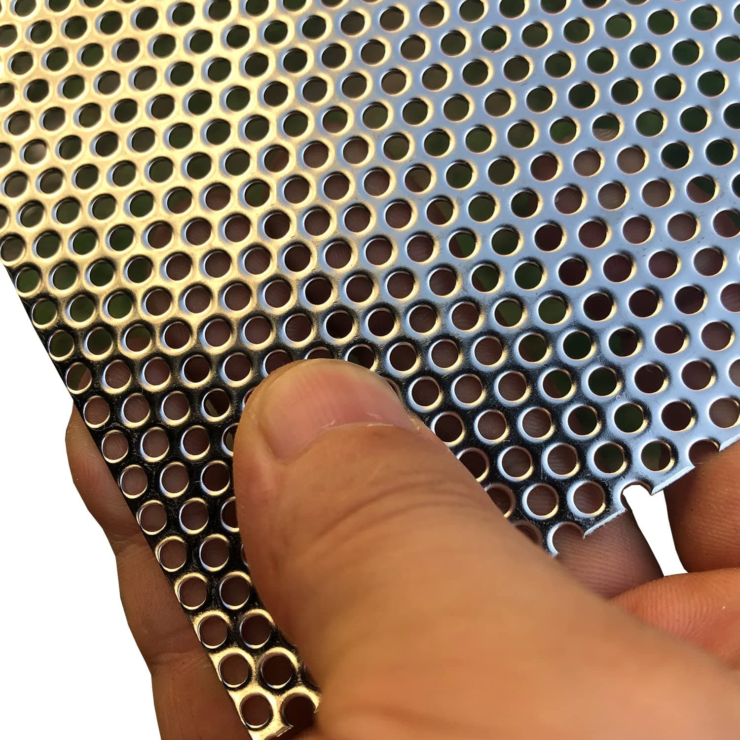Perforated Metal Sheets-304 Stainless Steel Perforated Plate -Perforated Stainless Steel Sheet-20GA 0.12" Hole (About 3mm) 23.6" X11.8"-Metal Mesh Sheet Screen
