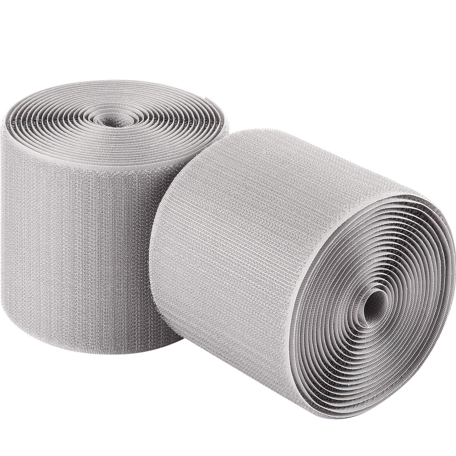 Cable Floor Strip Cord Cover Grip Floor Cable Protector Carpet Cable Management, Hold Cords in Place, Keep Cables Organized, Protect Cords and Prevent a Trip Hazard, 3 Inch x 10 Feet (20 Feet, Gray)