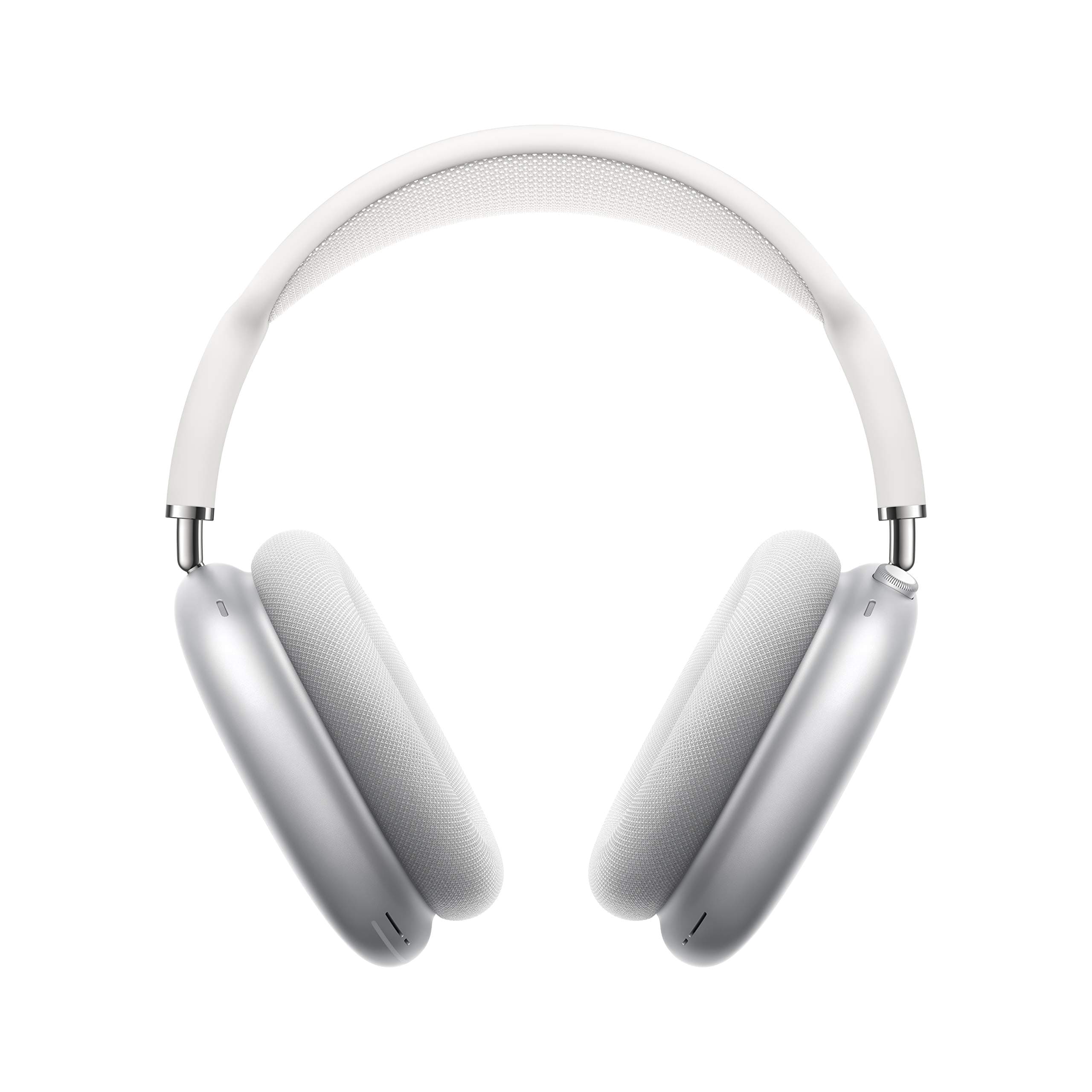 Apple AirPods Max Wireless Over-Ear Headphones, Active Noise Cancelling, Transparency Mode, Personalized Spatial Audio, Dolby Atmos, Bluetooth Headphones for iPhone – Silver