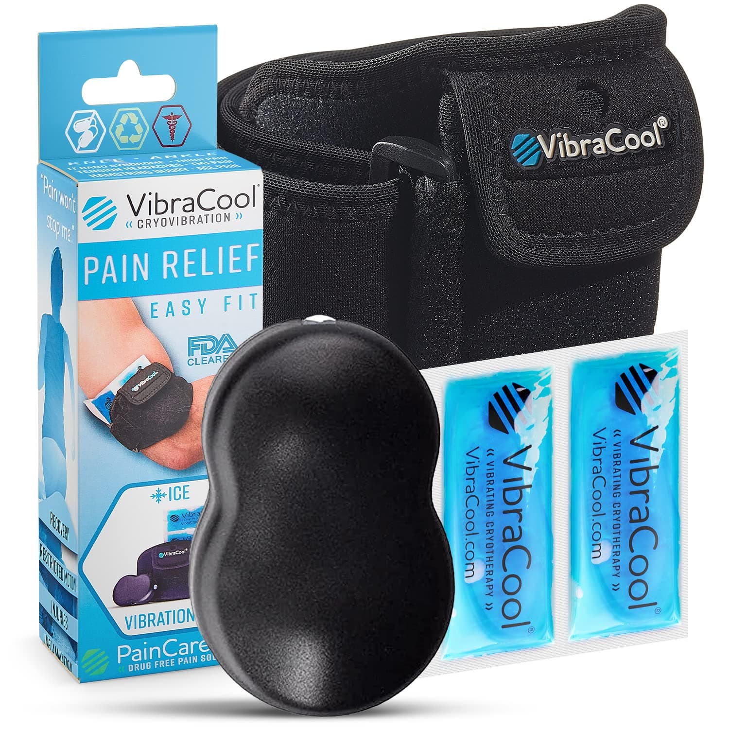 As Seen on Shark Tank Cold Stimulation for Alternative Pain Relief, Mechanical Stimulation – Cold Pad Device for Intense Pain Relief in The Elbow, Wrist, or Ankle (Easy Fit)