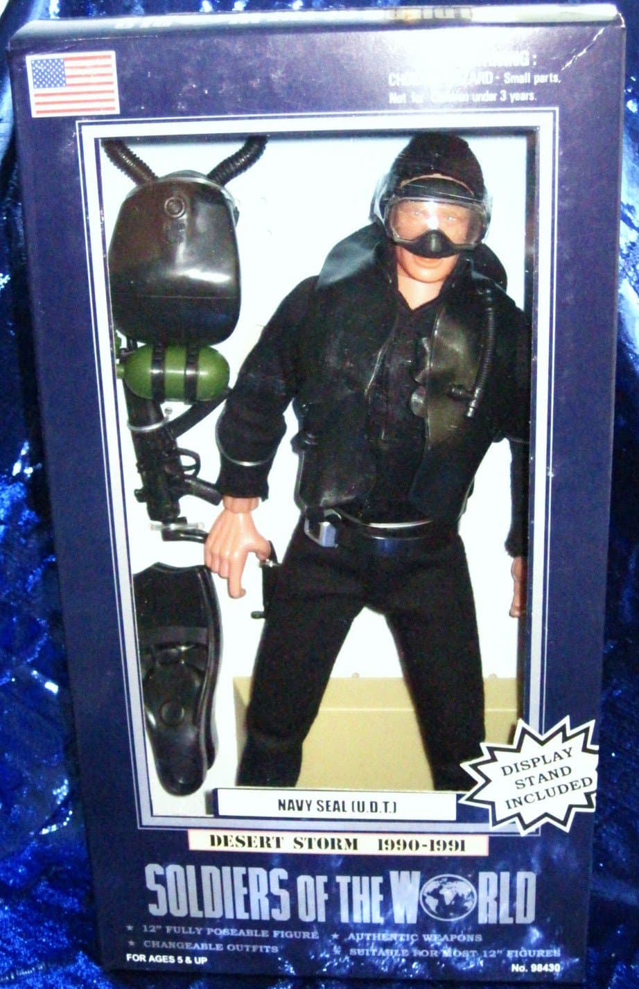 Soldiers of The World Navy Seal U.D.T Desert Storm 12" Action Figure