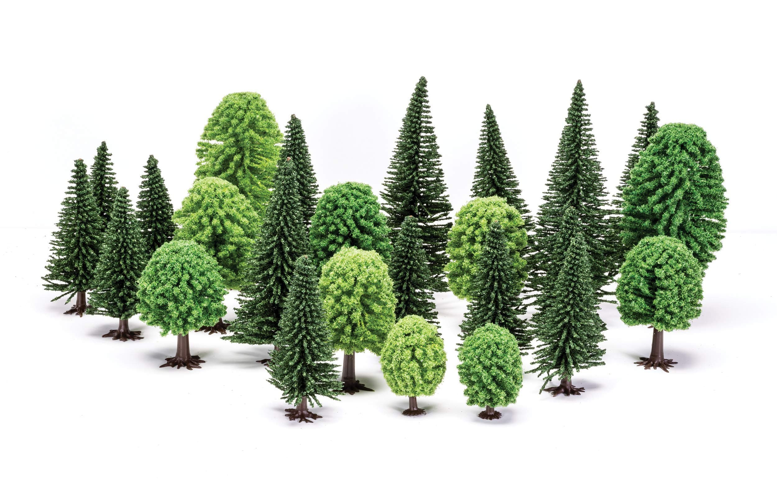 R7201 Hobby' Mixed (Deciduous and Fir) Trees Scenic Materials, Multi