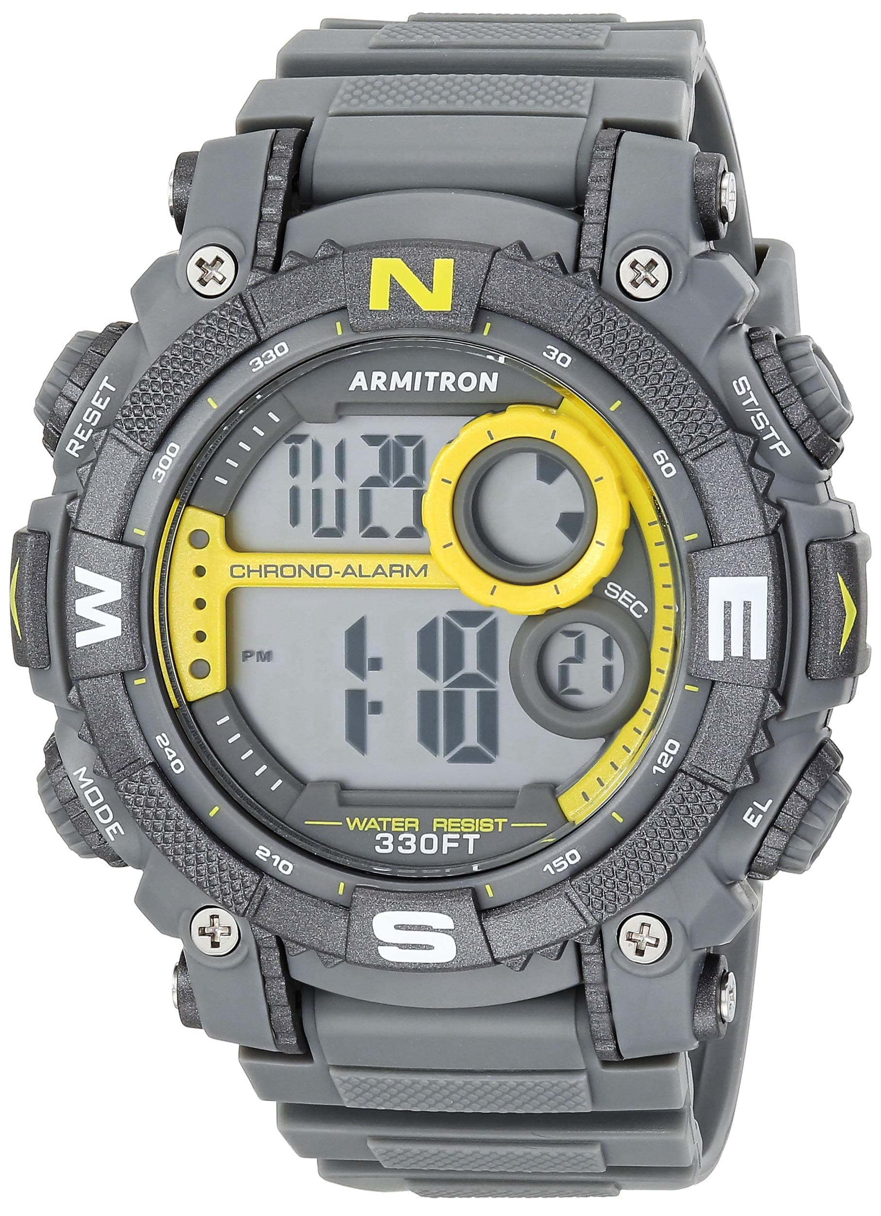 Armitron Sport Men's Digital Chronograph Resin Strap Watch, 40/8284