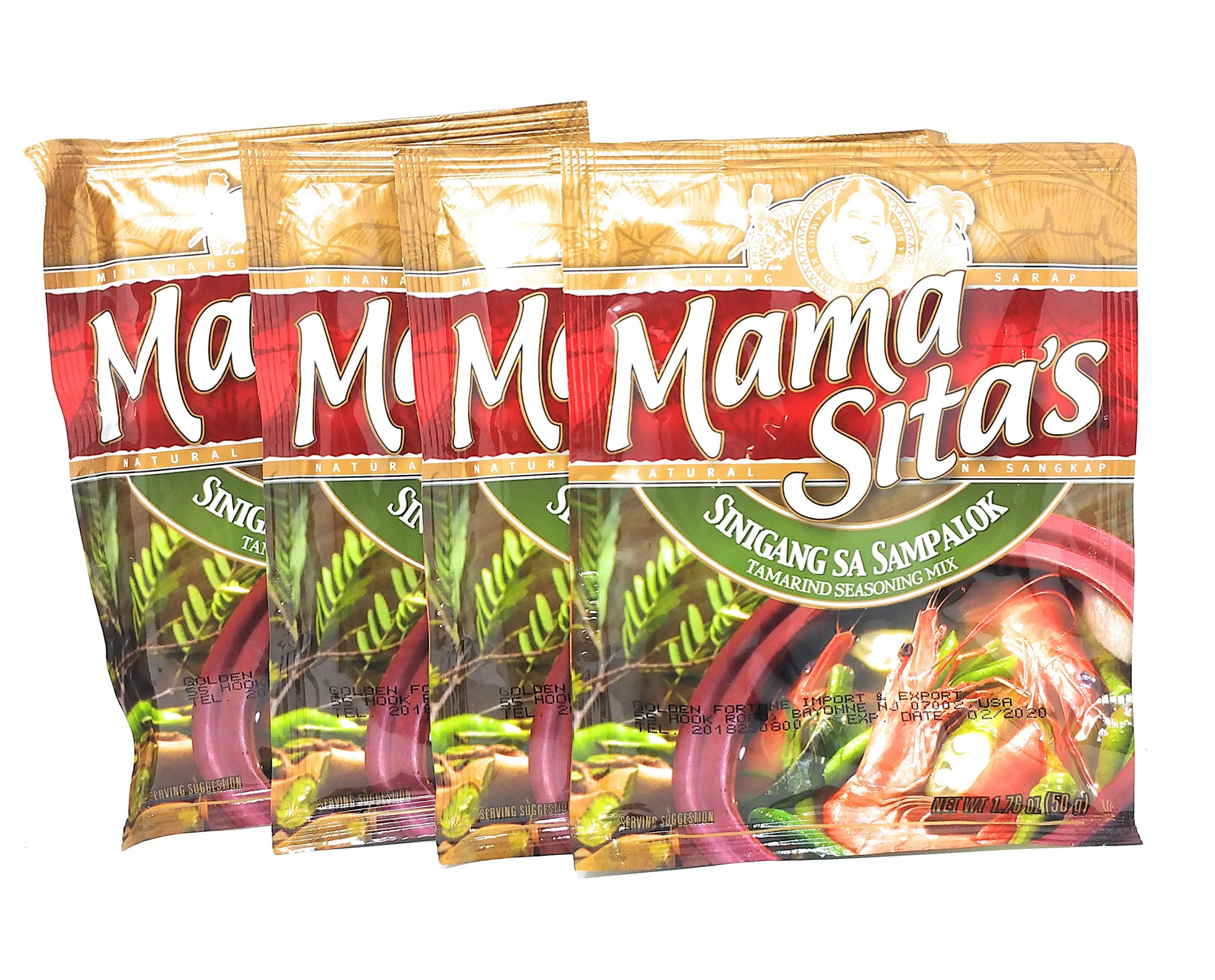 Sinigang Sa Sampalok Tamarind Seasoning Mix 1.76oz (50g) 4 Pack