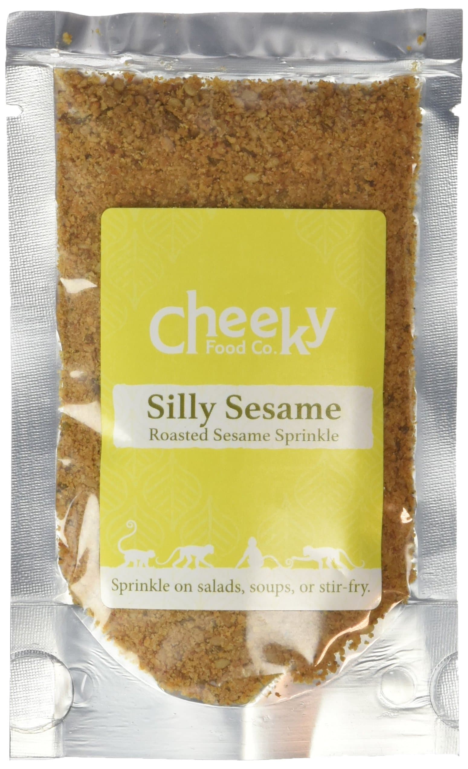 Cheeky Food Bag of Savoury and Spicy Sesame Sprinkle Garnish for Meals 28 g (Pack of 6)