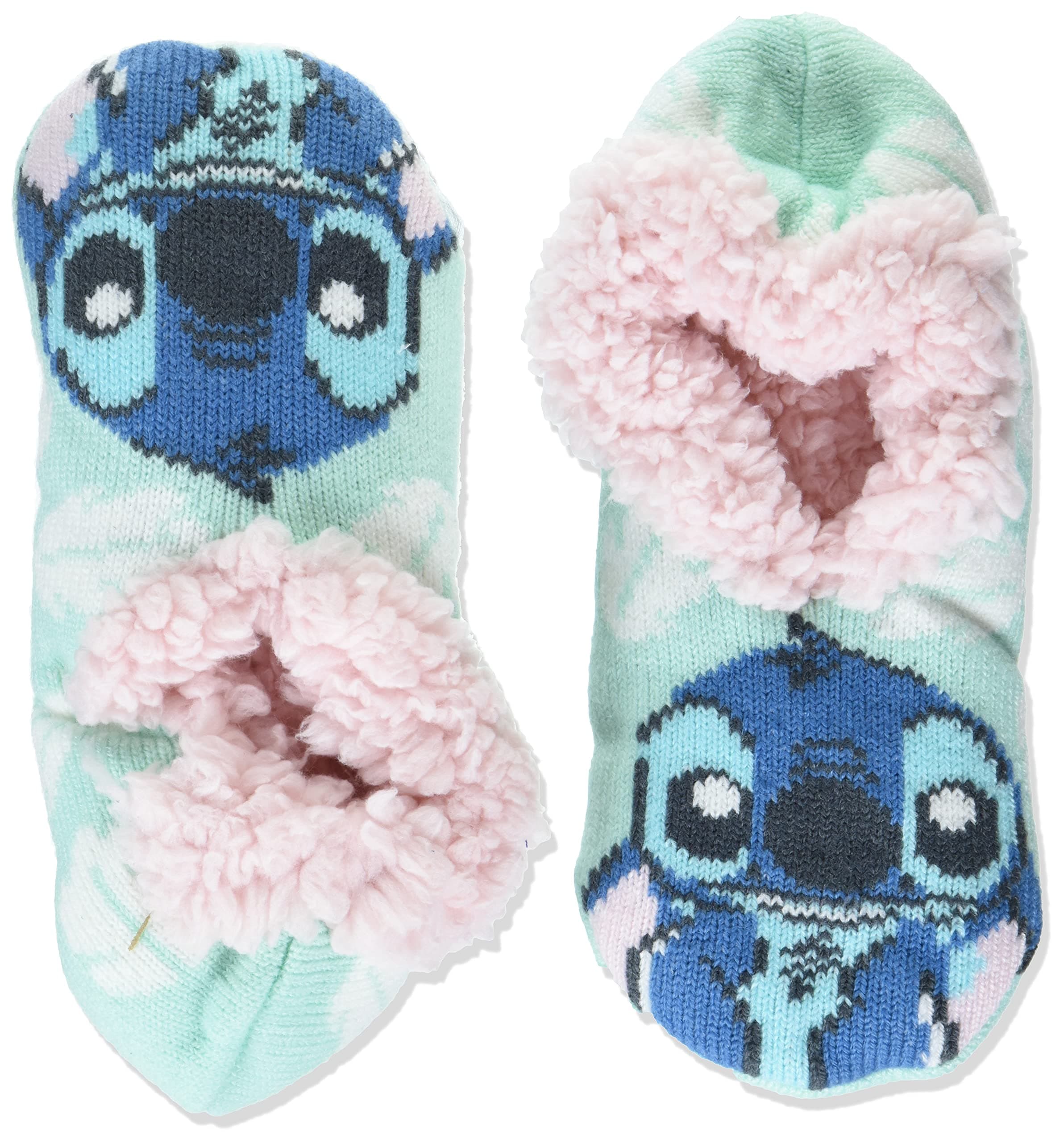 Women's Lilo & Stitch Teddy Fur Slipper Socks