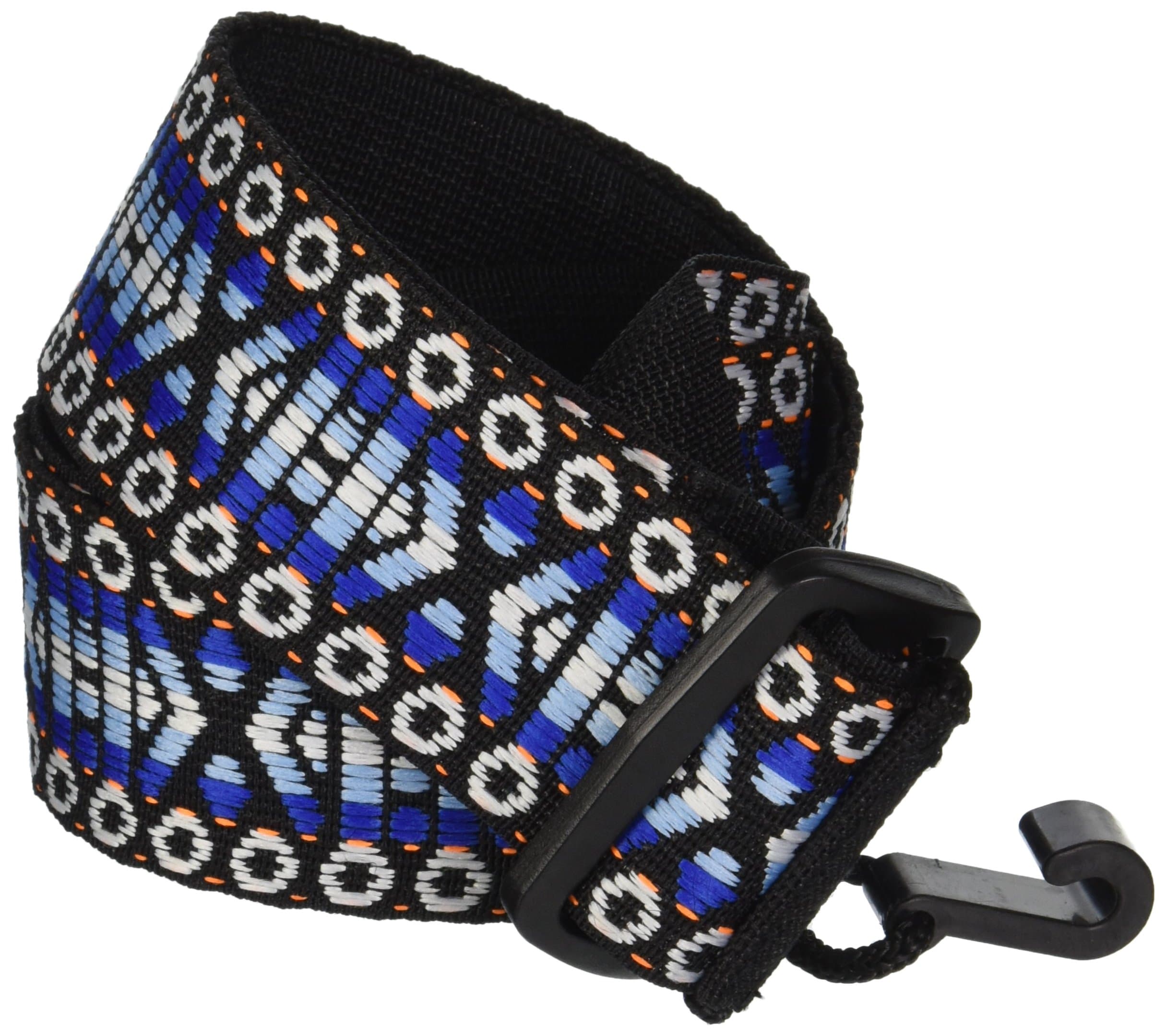 Performance Plus GS5-BL Classical Guitar/Ukulele Strap, Woven Tapestry/Hootenanny Patterns, GS5-BL - Midnight Sky Blue