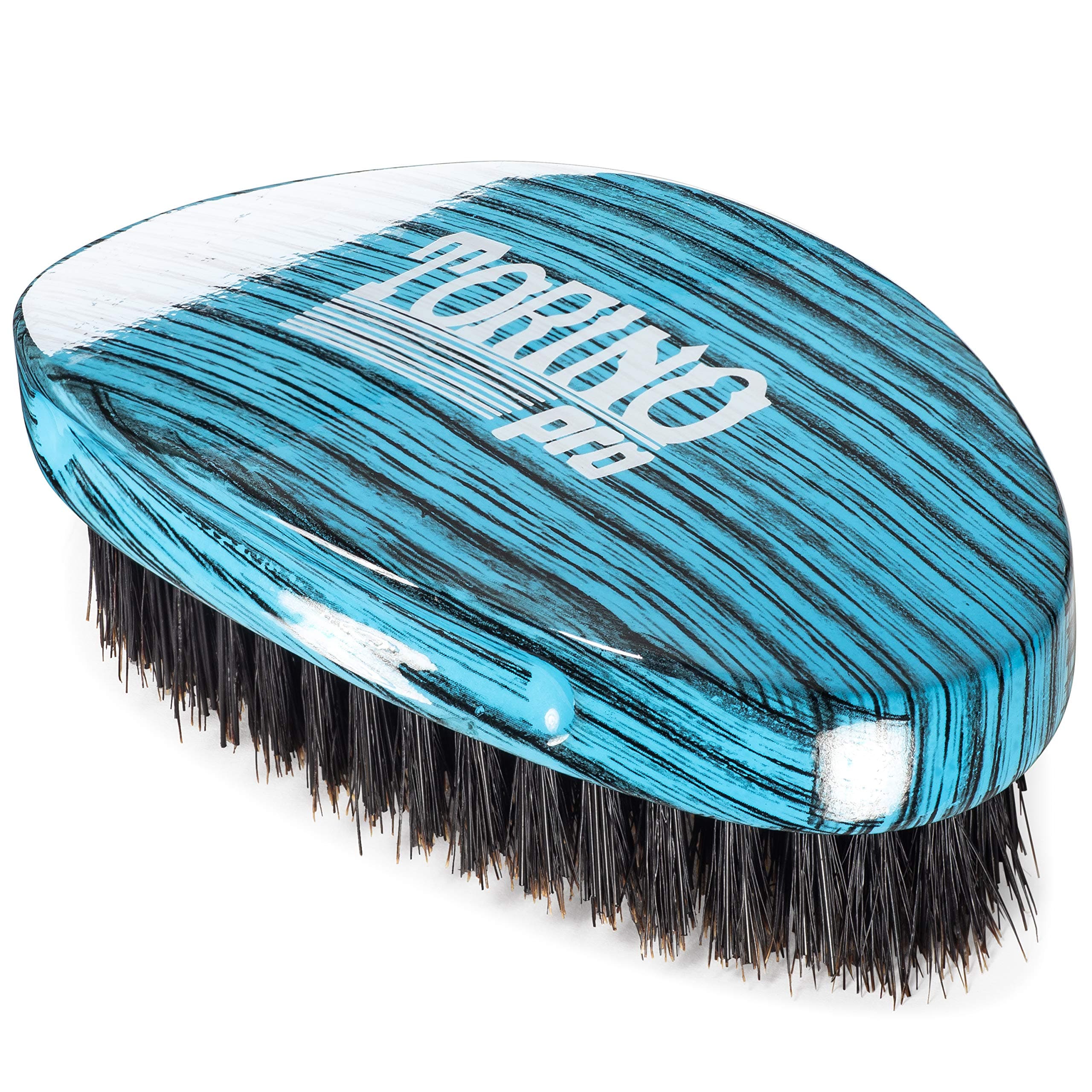 Torino Pro Medium Hard Palm Curve Wave Brush #1770-360 - Great for Wolfing - For 360 Waves by Brush King