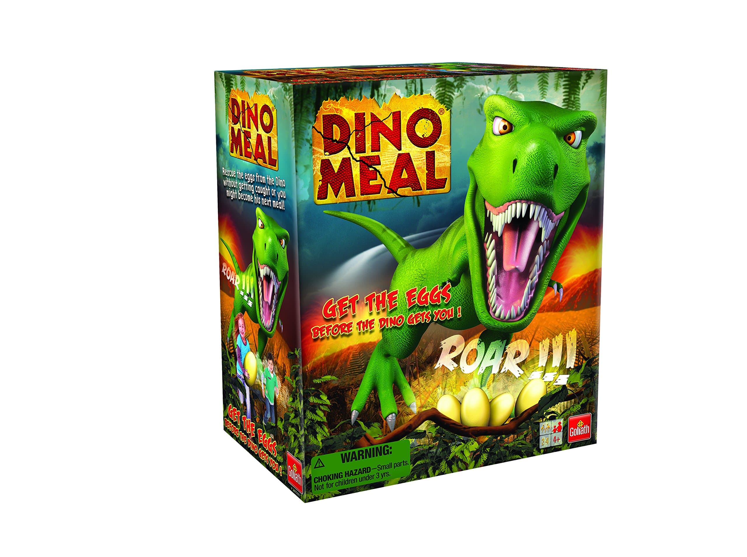 Goliath Dino Meal - The Steal the Eggs Before the Dinosaur Lunges Game