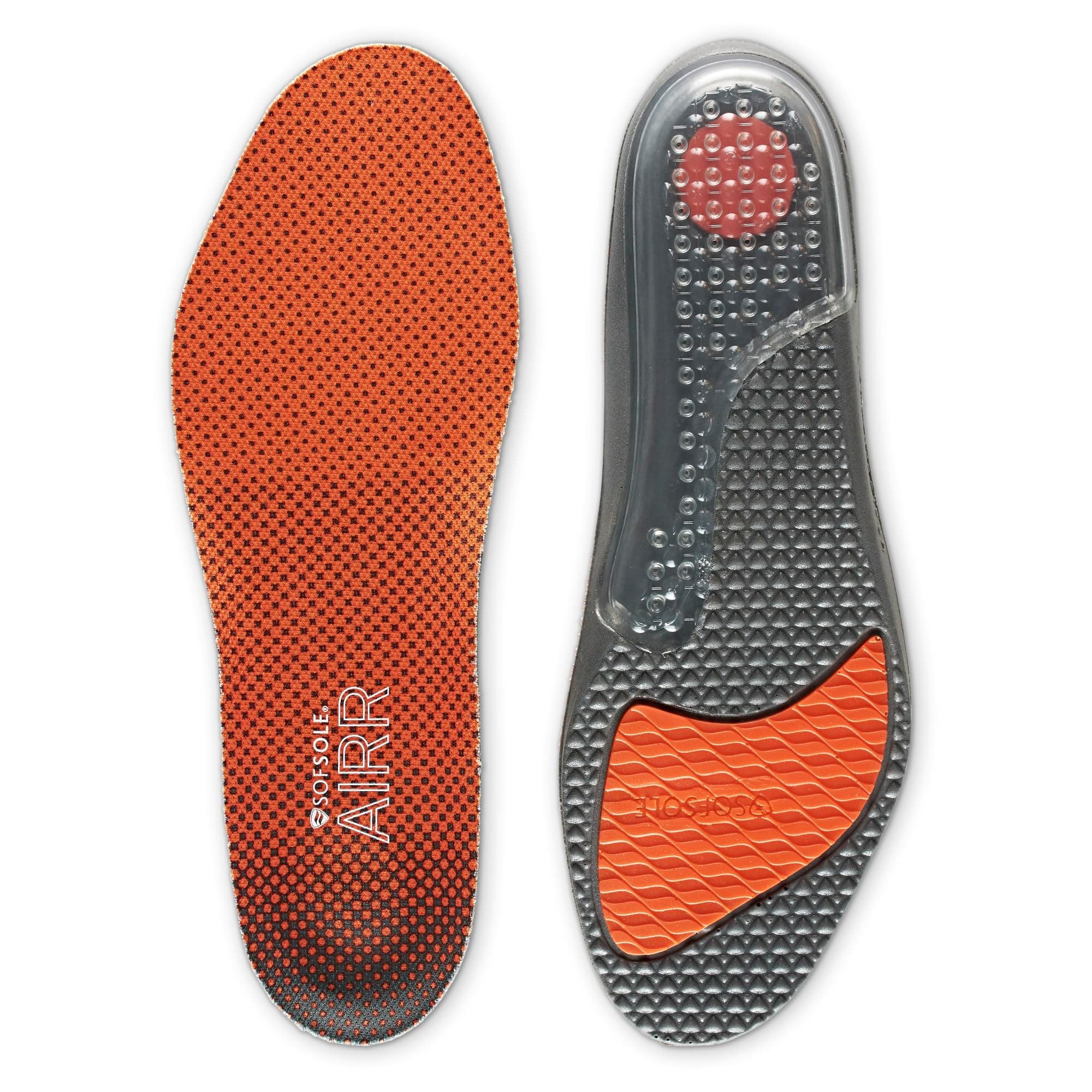 mens Airr Performance Full-length Insole, Orange, Men s 7-8.5 US