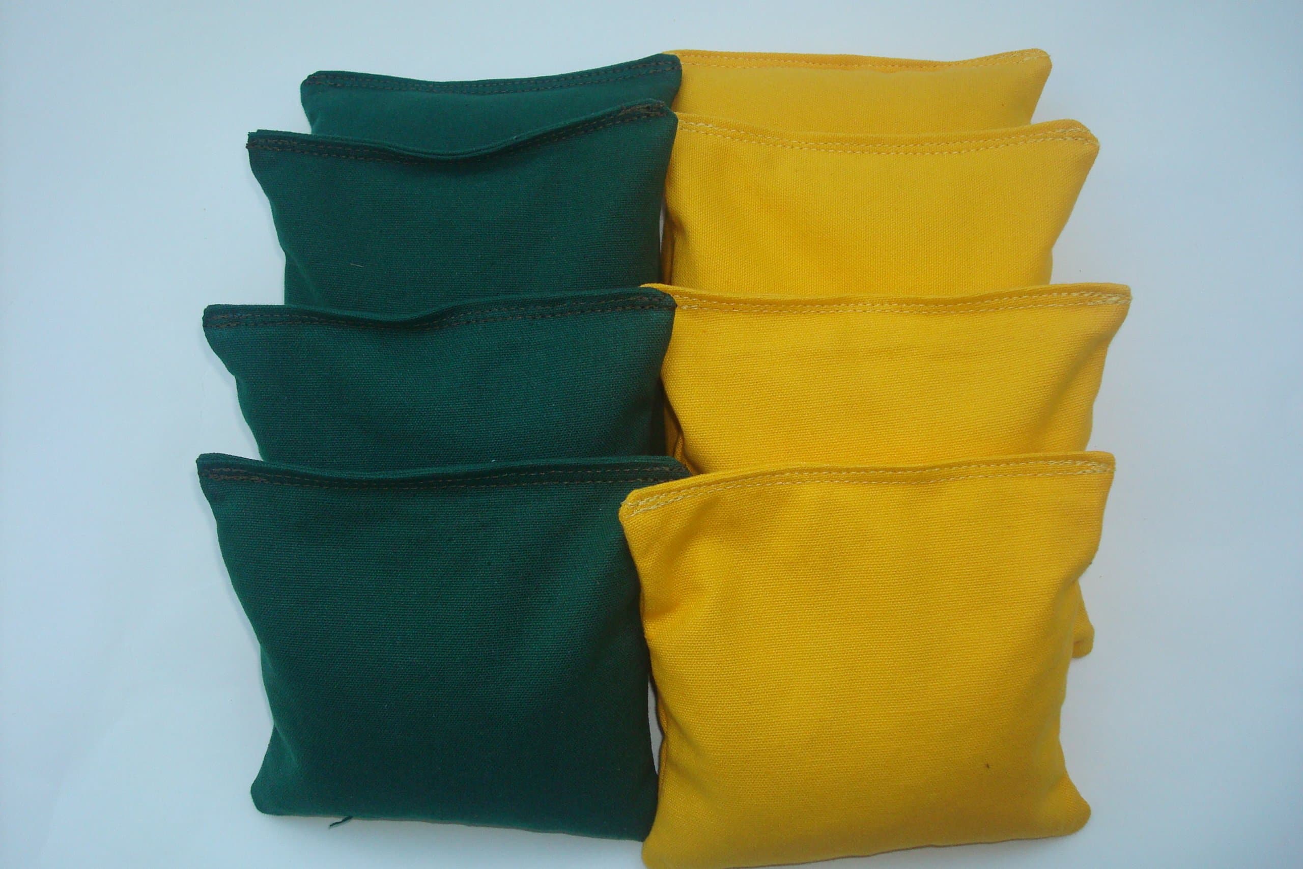 Premium Duckcloth Cornhole Bags - Set of 8 Bean Bags for Corn Hole Game - Regulation Size & Weight