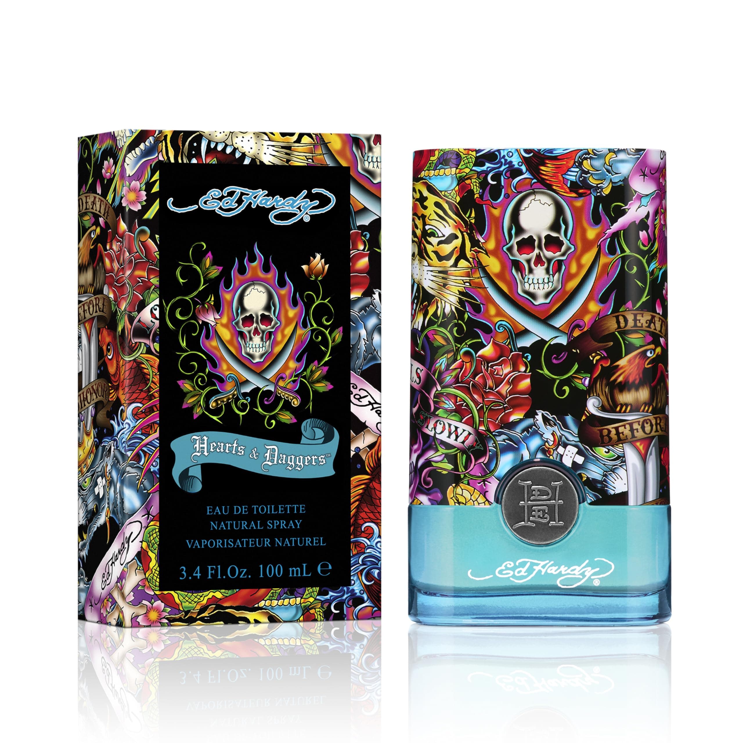 Christian Audigier Ed Hardy Hearts and Daggers for Men, 3.4 oz EDT Spray