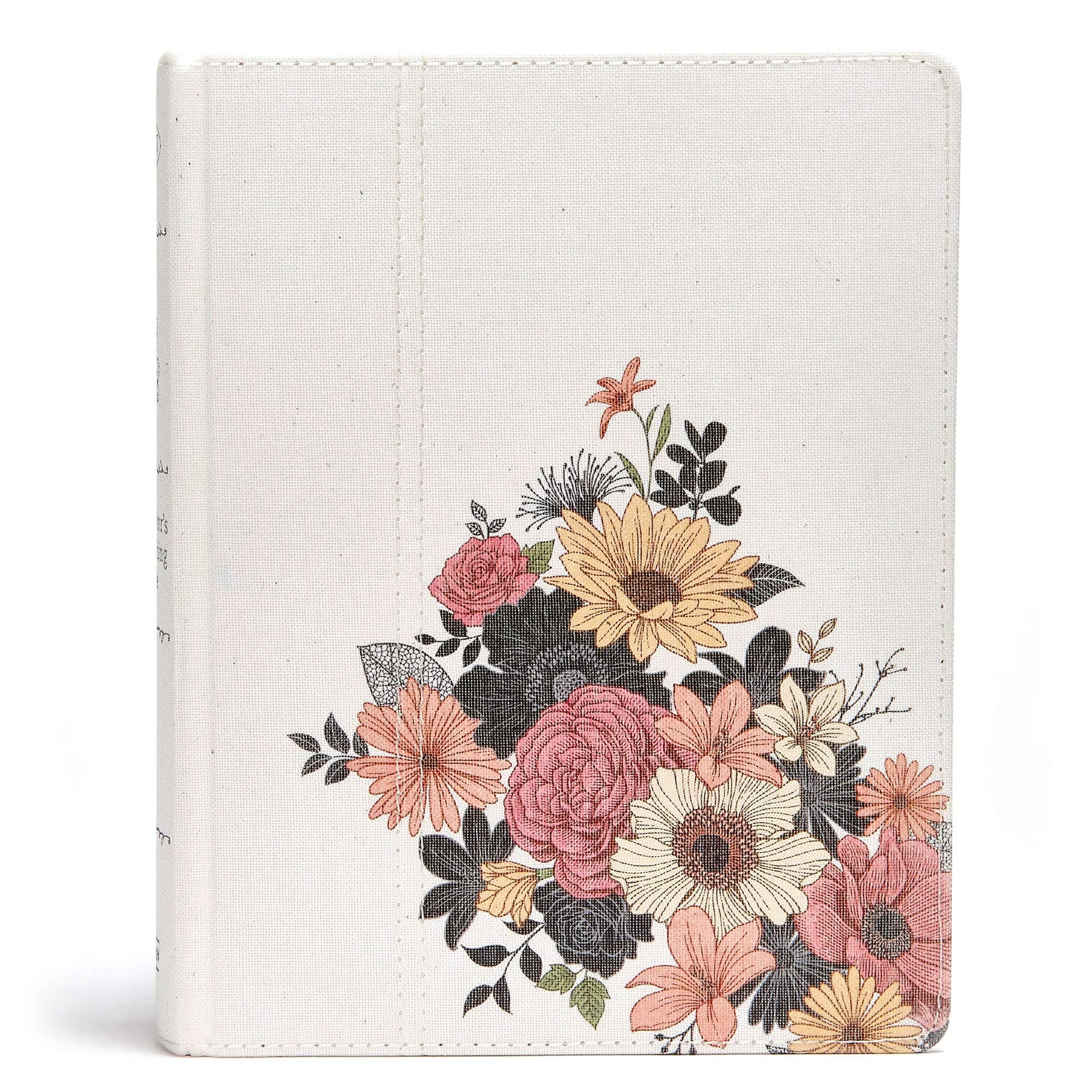 The Illustrator's Notetaking Bible: NKJV Edition, Floral Canvas Over Board Hardcover – May 1, 2017