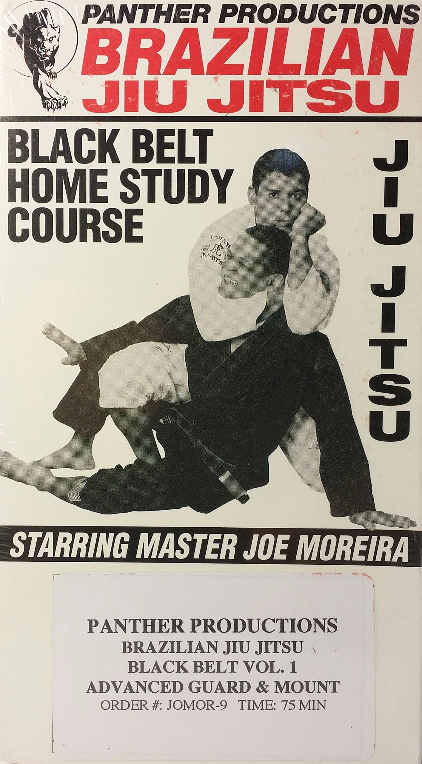 Brazilian Jiu Jitsu VHS: Tape 9. Black Belt Vol. 1-Intermediate Guard and Mount Groundfighting Techniques Starring Joe Moreira