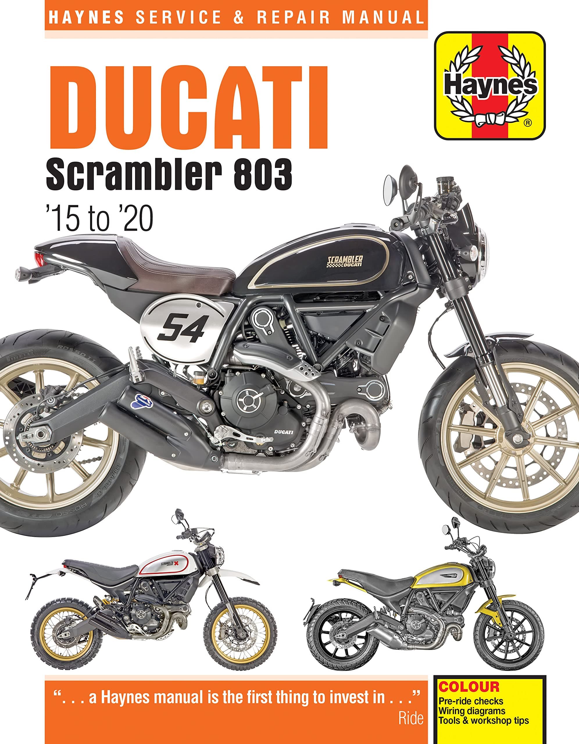 Haynes Ducati 803 Scrambler, 2015-2020 Service and Repair Manual