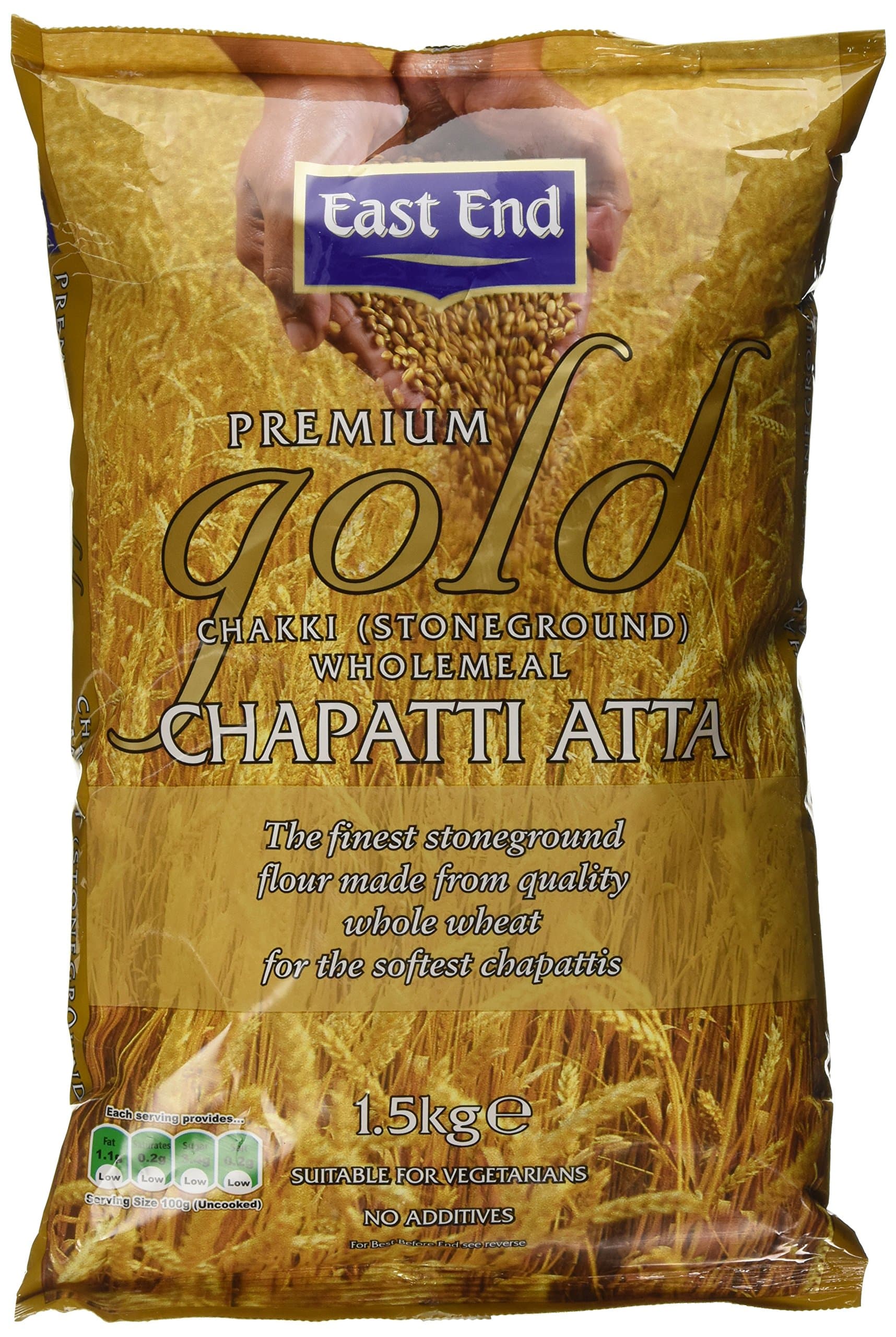 East End Premium Gold Chapatti Atta, 1.5kg