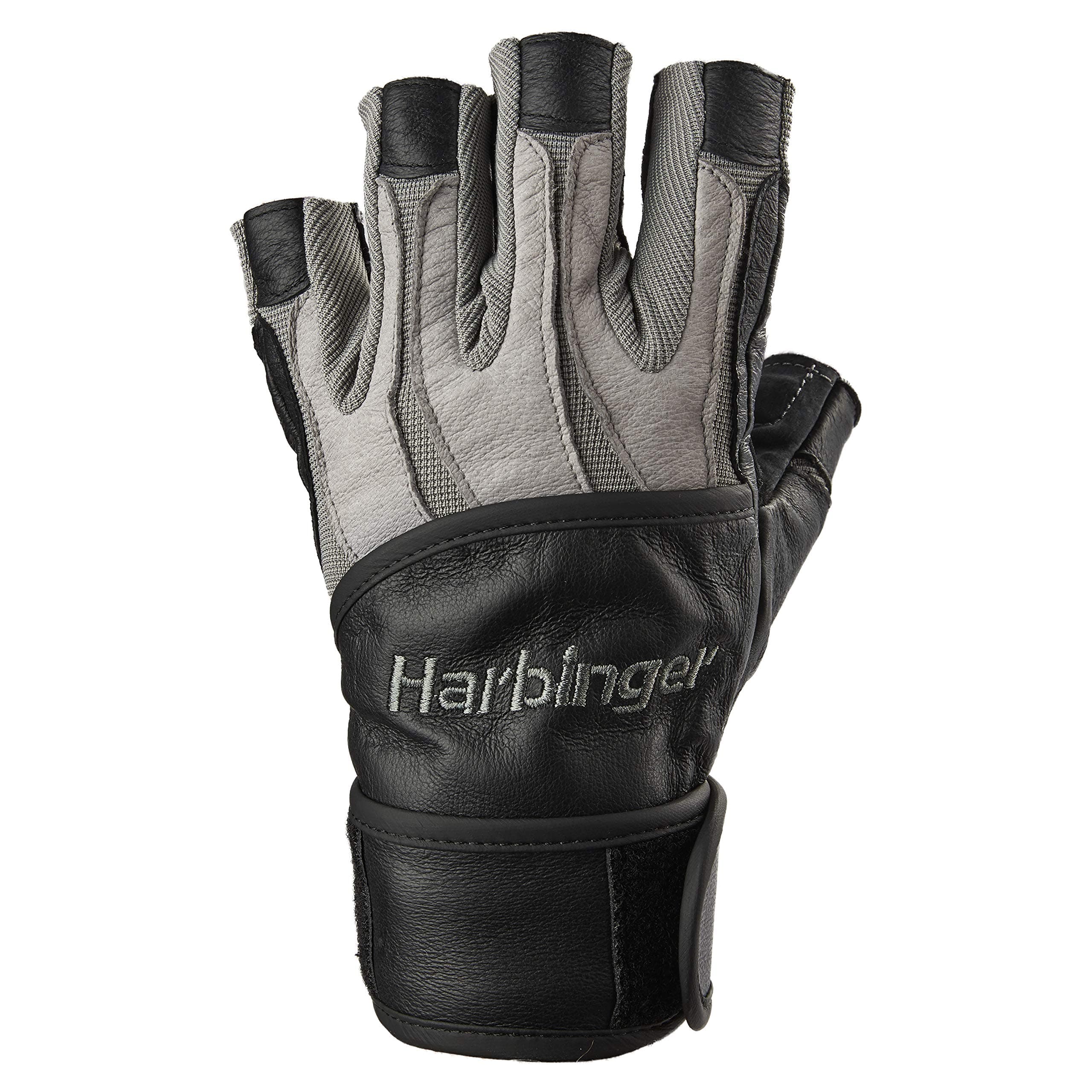 HarbingerBioForm Wristwrap Weightlifting Glove with Heat-Activated Cushioned Palm (Pair)