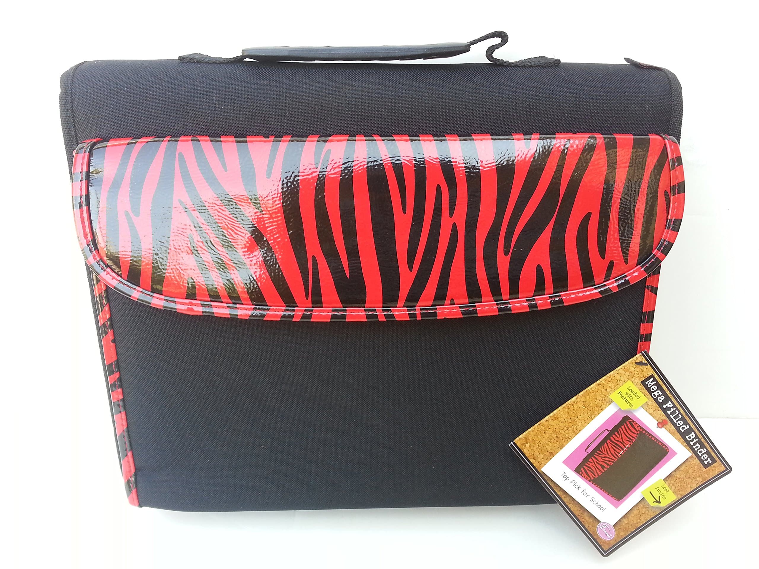 Leenie Mega Filled Binder Top Pick for School - Red Zebra