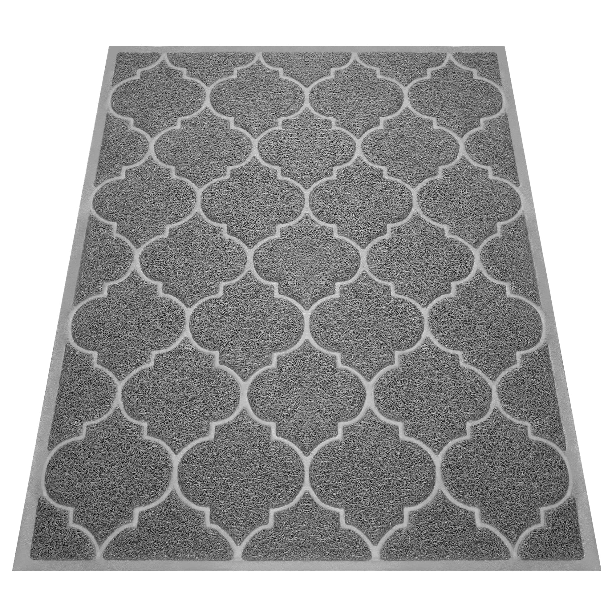 Cosyearn Large Door Mats,47" x 36" XL Jumbo Size Outdoor Indoor Entrance Doormat, Waterproof, Easy Clean, entryway Rug,Front Doormat Inside Outside Non Slip. (Grey)