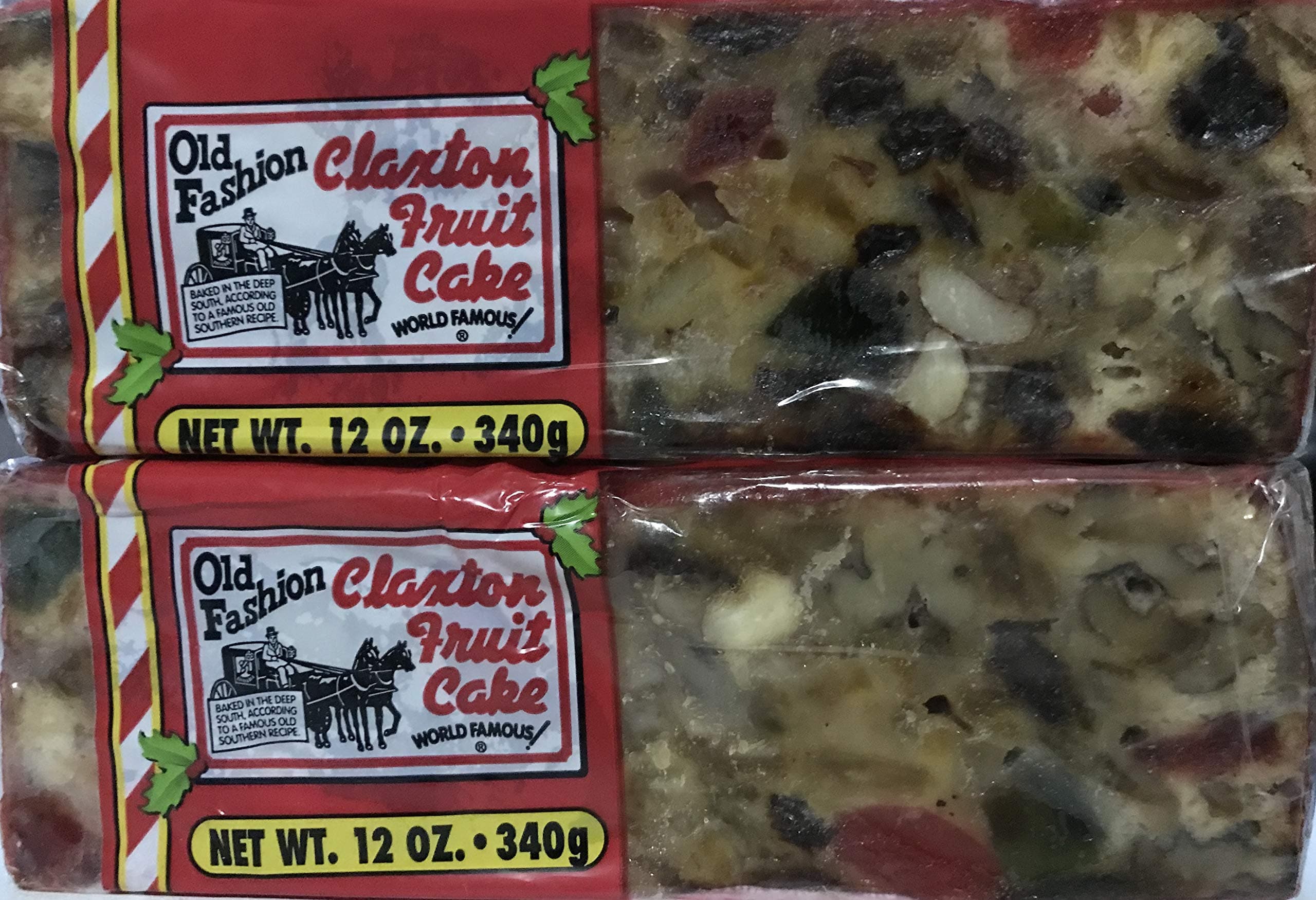 Claxton FruitcakeChristmas Edition -2 Pack - 12 Oz. Each (Christmas Edition 2 Pack)