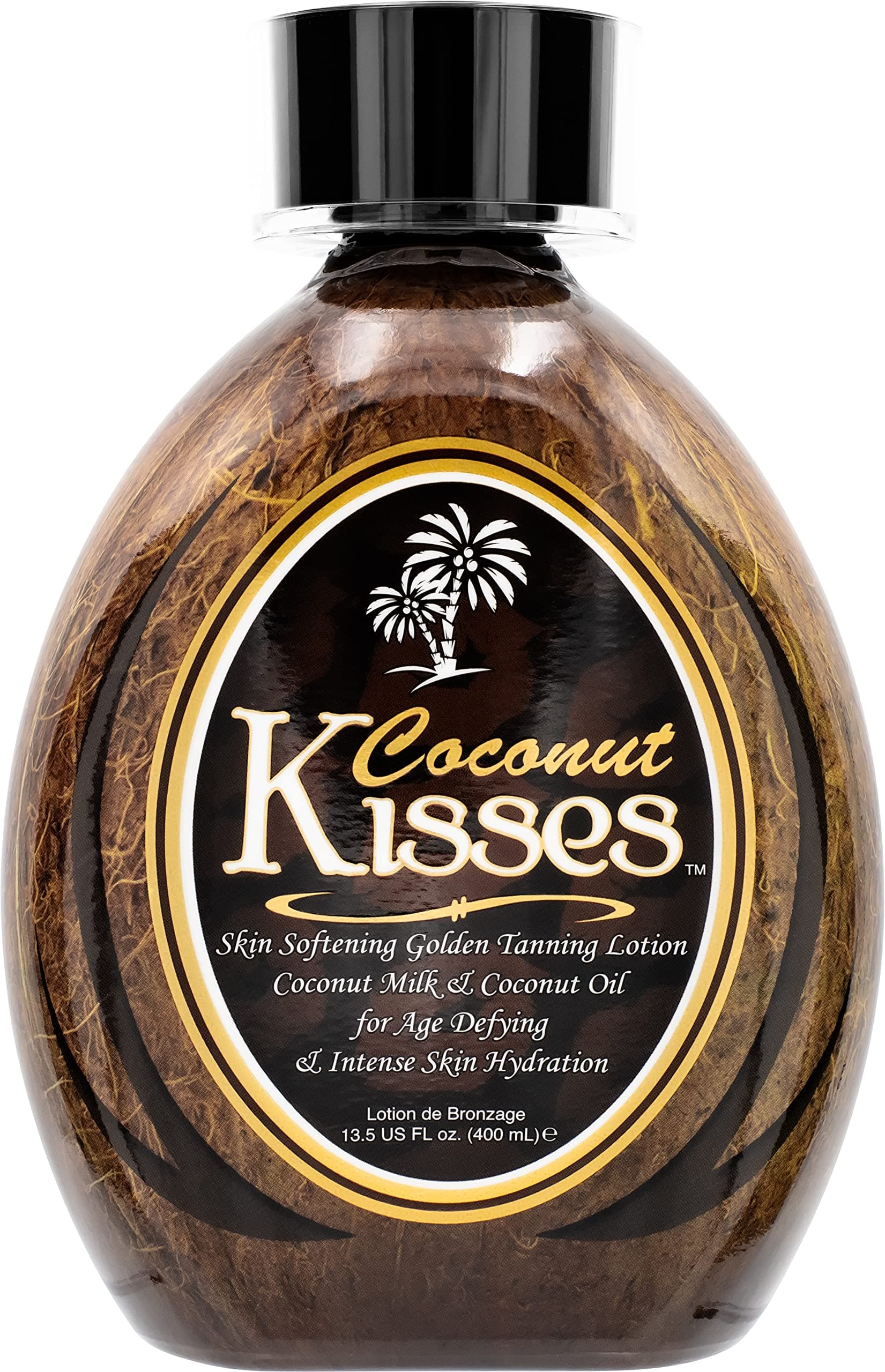Coconut Kisses Golden Tanning Lotion for Age Defying and Intense Skin Hydration 400ml