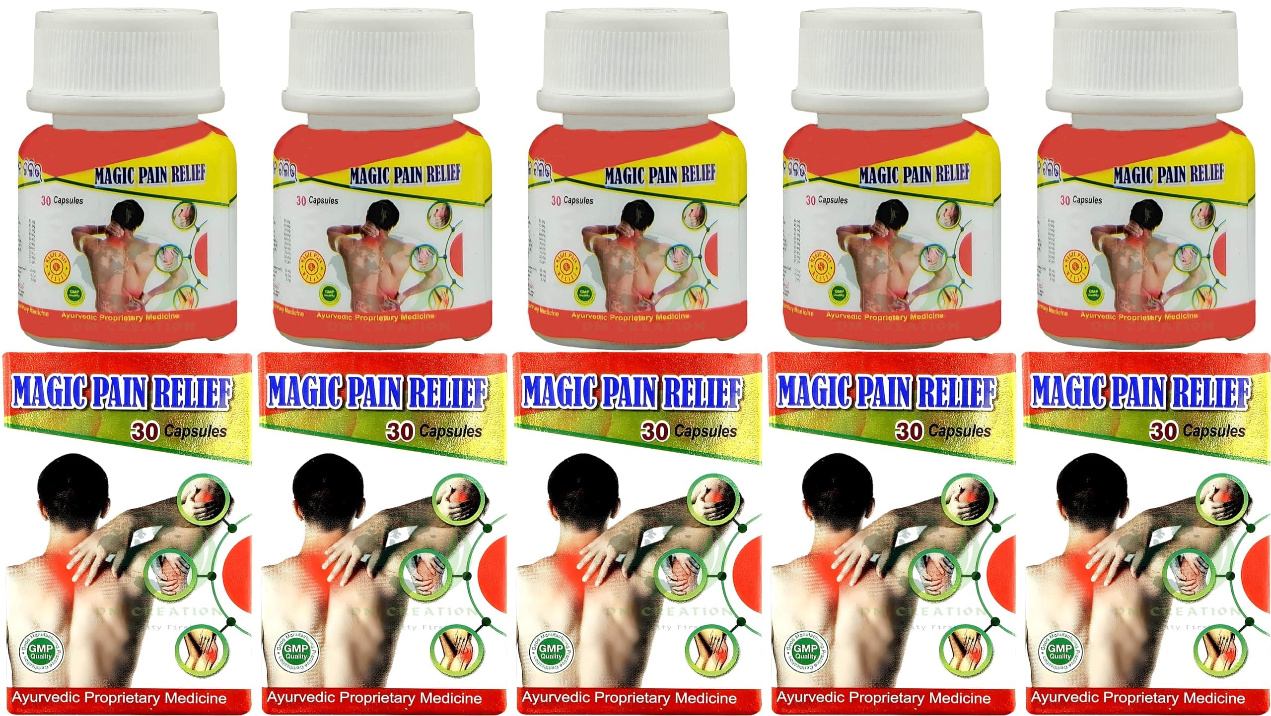 MAGIC PAIN RELIEF 30 CAPSULE (Pack of 10)