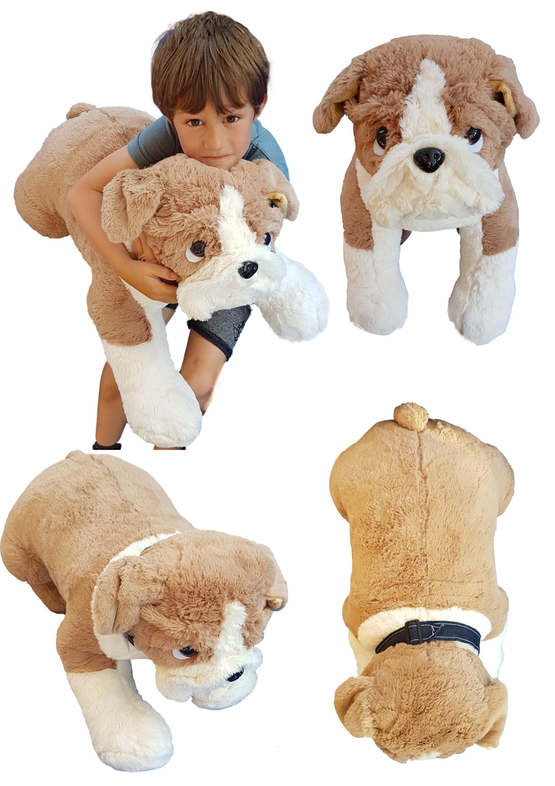 Deluxe Paws Extra Large British Bulldog Plush Soft Toy 65cm