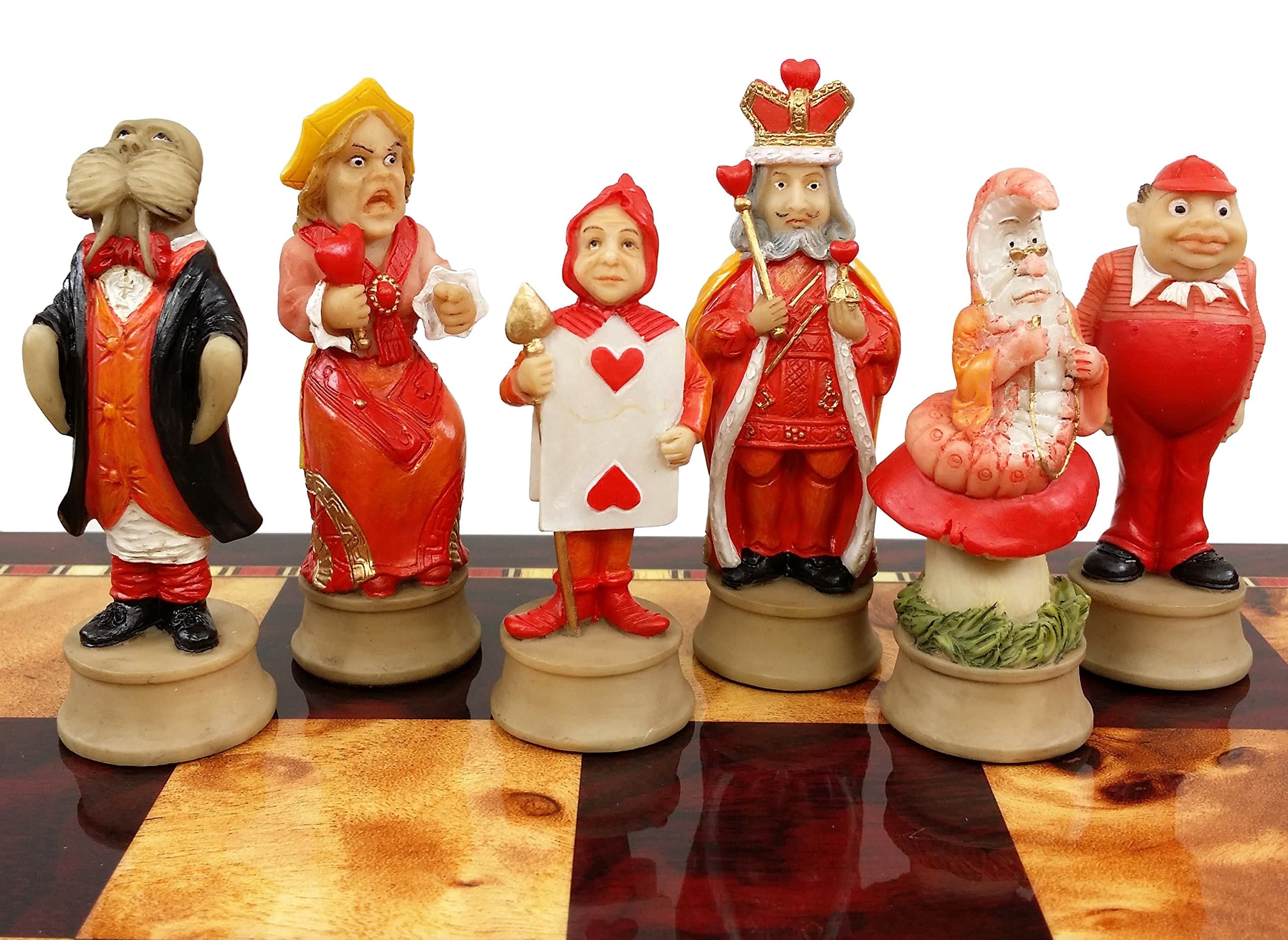Alice in Wonderland Fantasy Chess Men Set - NO Board