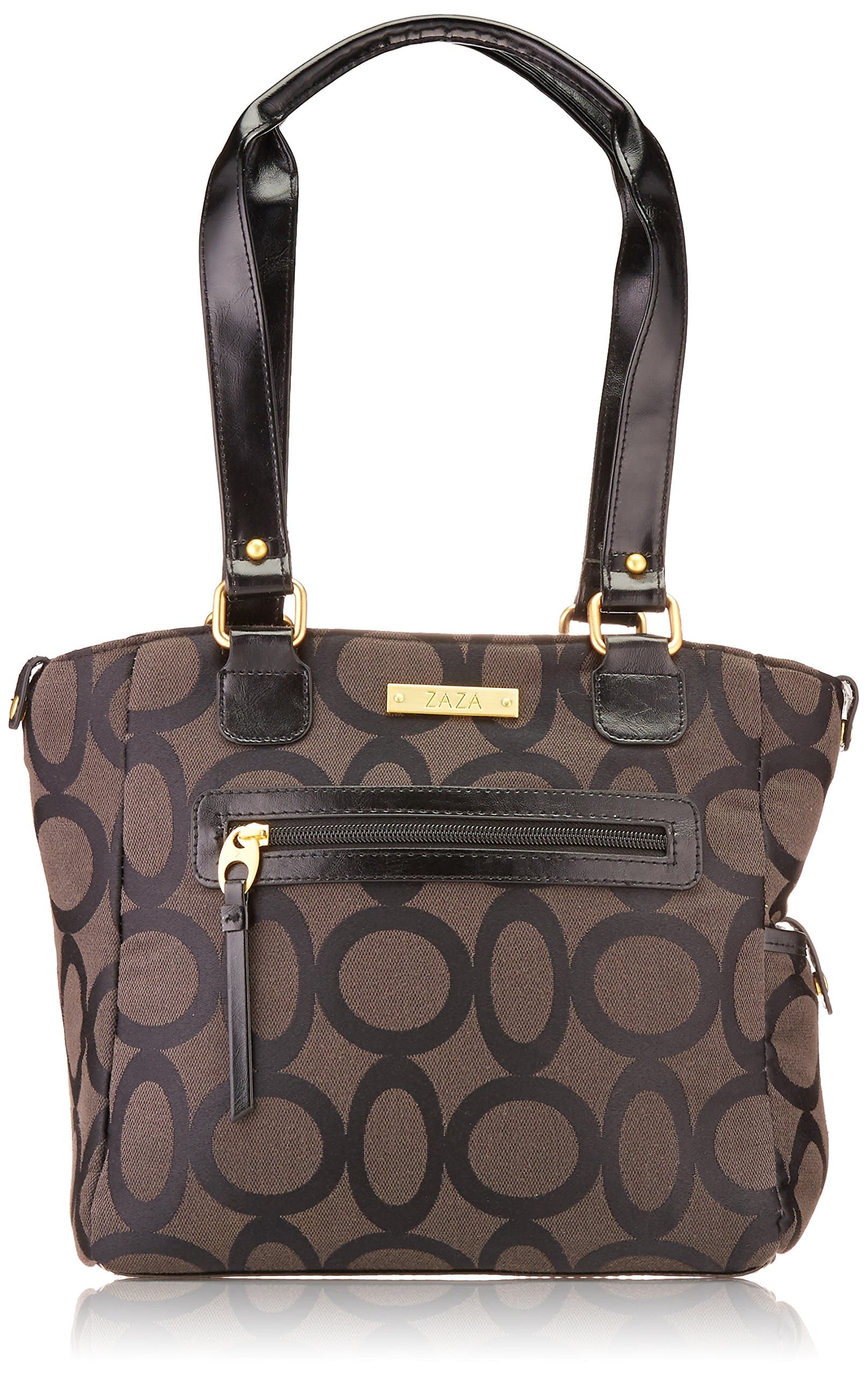 Zaza Lunch Tote with Leak Proof Food Container (Black)