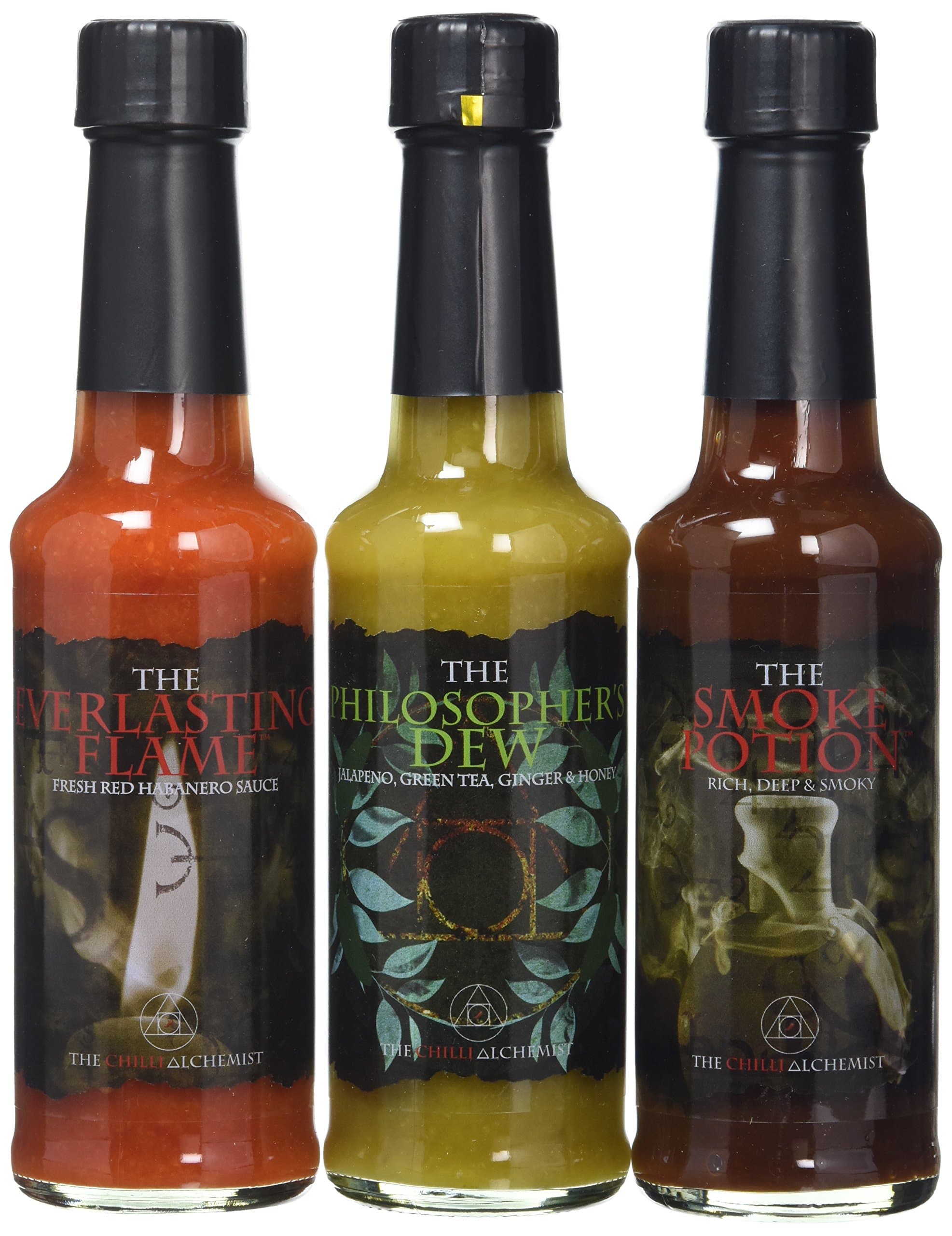 The Chilli Alchemist The Smoke Potion The Philosopher's Dew The Everlasting Flame Chilli Sauce Box Set