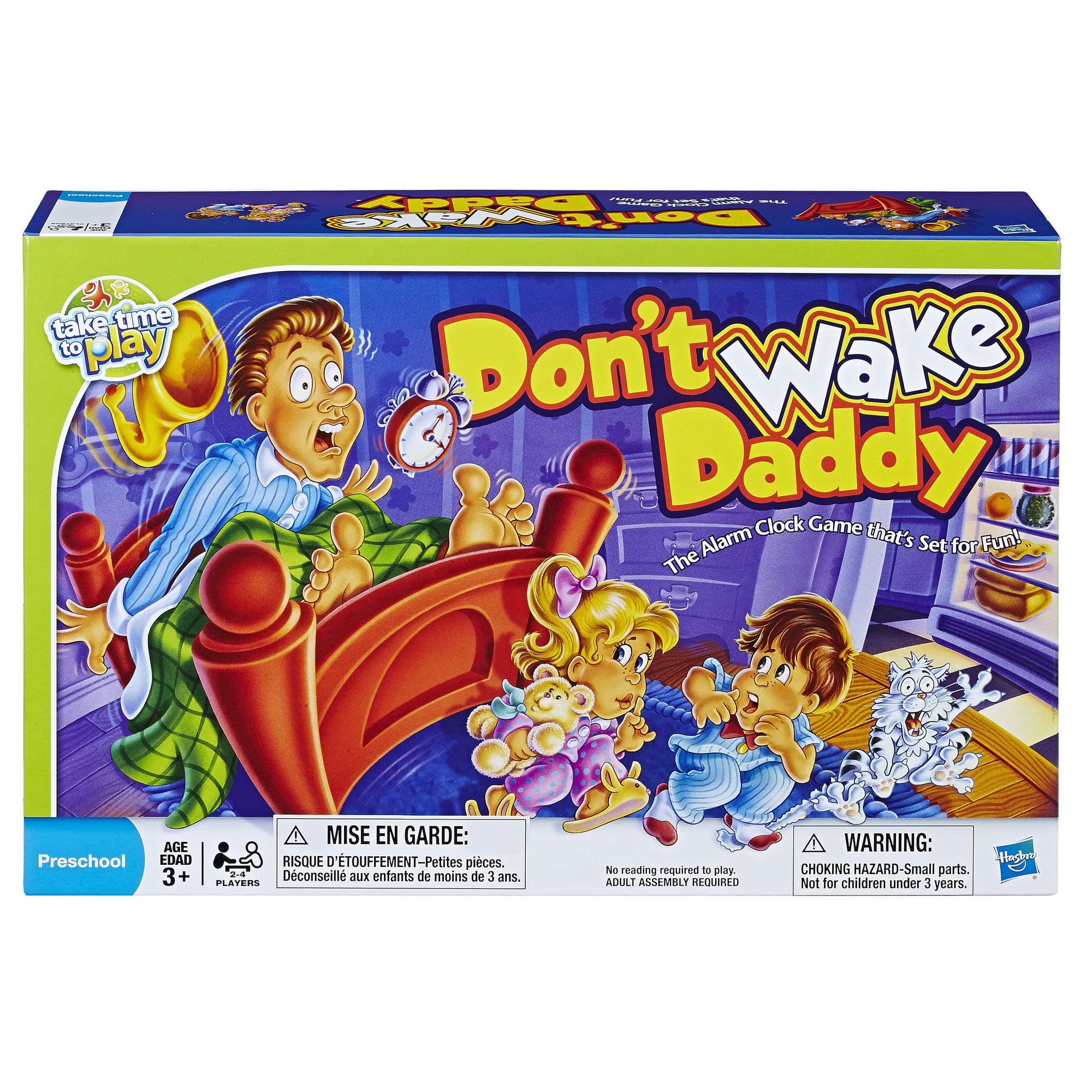 Hasbro Gaming Don't Wake Daddy Game | Preschool Board Games for Kids | 2-4 Players for Boys & Girls | Ages 3+ (Amazon Exclusive)