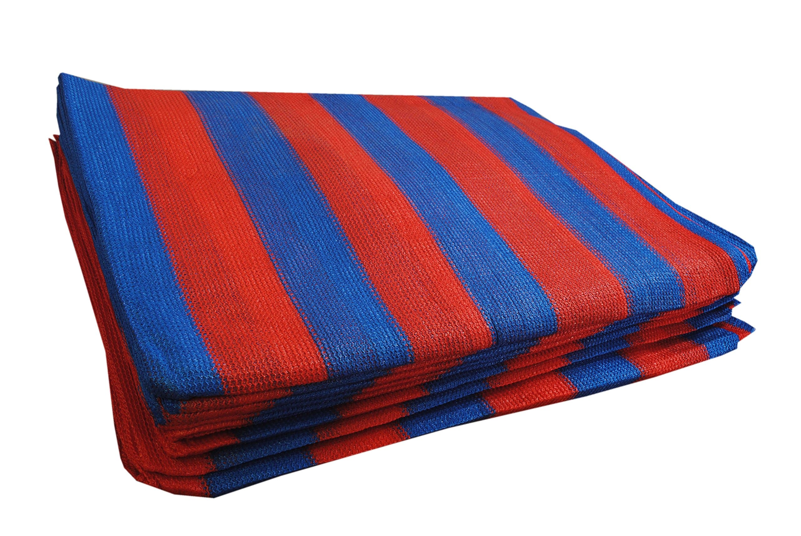 NMK Nets Red Blue Garden Fencing Shade Net 75% 2.5M x 5M (8ft x 16ft) 12.5 Square Meter for Garden Home Farm and Other Multipurpose