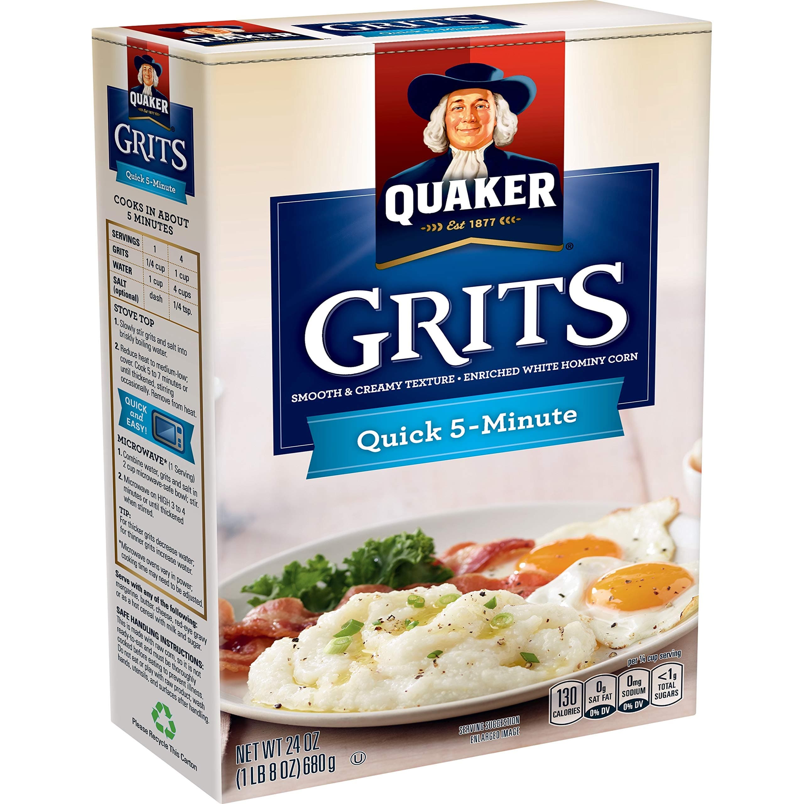Quaker Grits Old Fashioned 680g Pack of 1