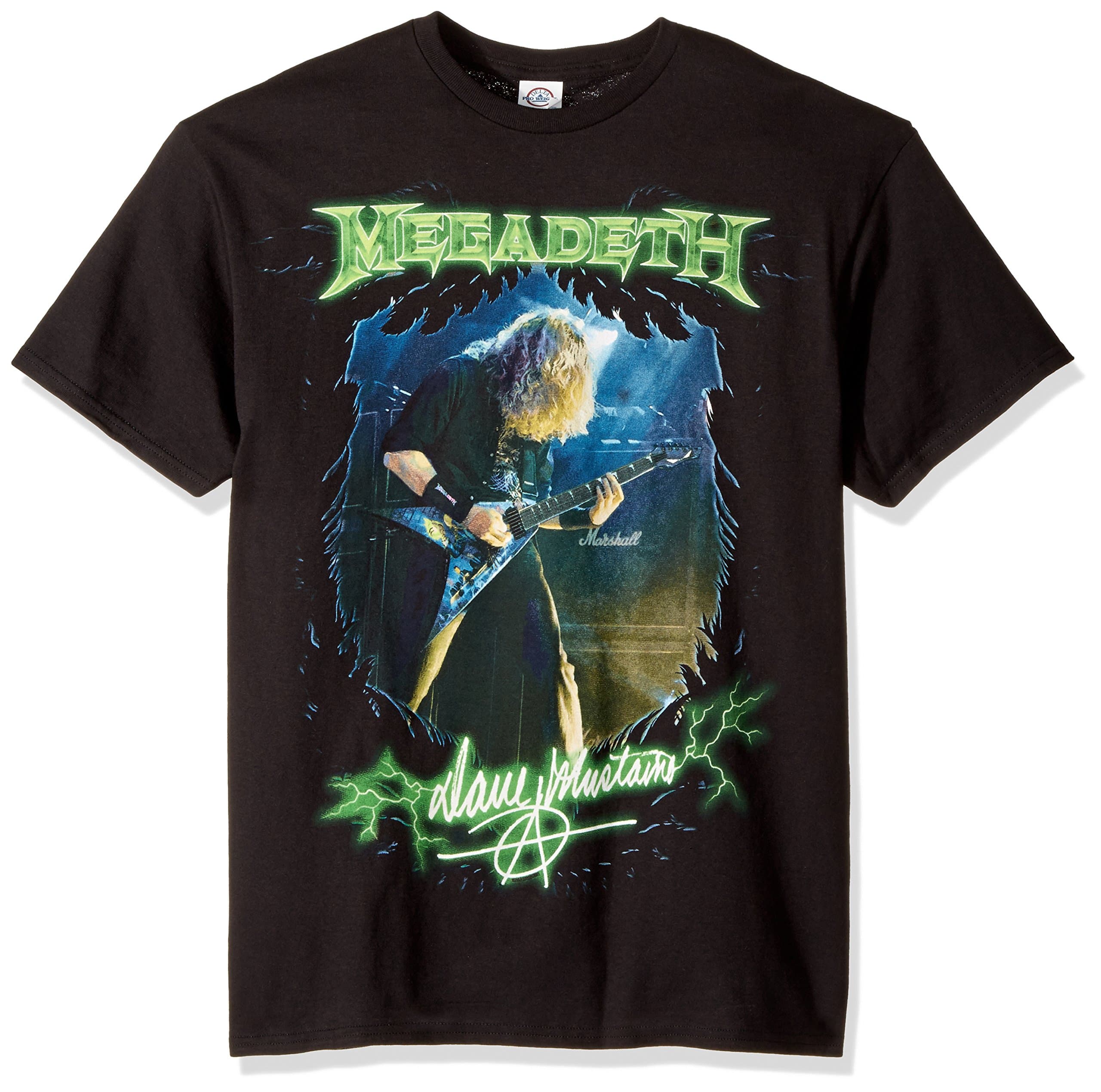 FEA Men's Megadeth Dave Mustaine Photo T-Shirt