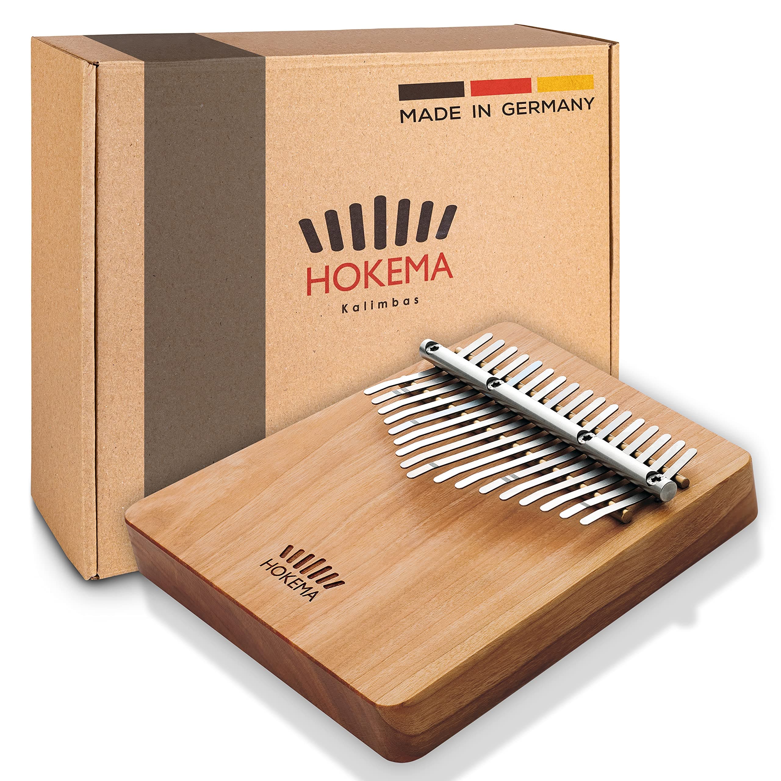 Hokema Kalimba B17 C Major - The Original Handmade in Germany - Thumb Piano - Easy to Learn Musical Instrument - Perfect for Beginners and Professionals