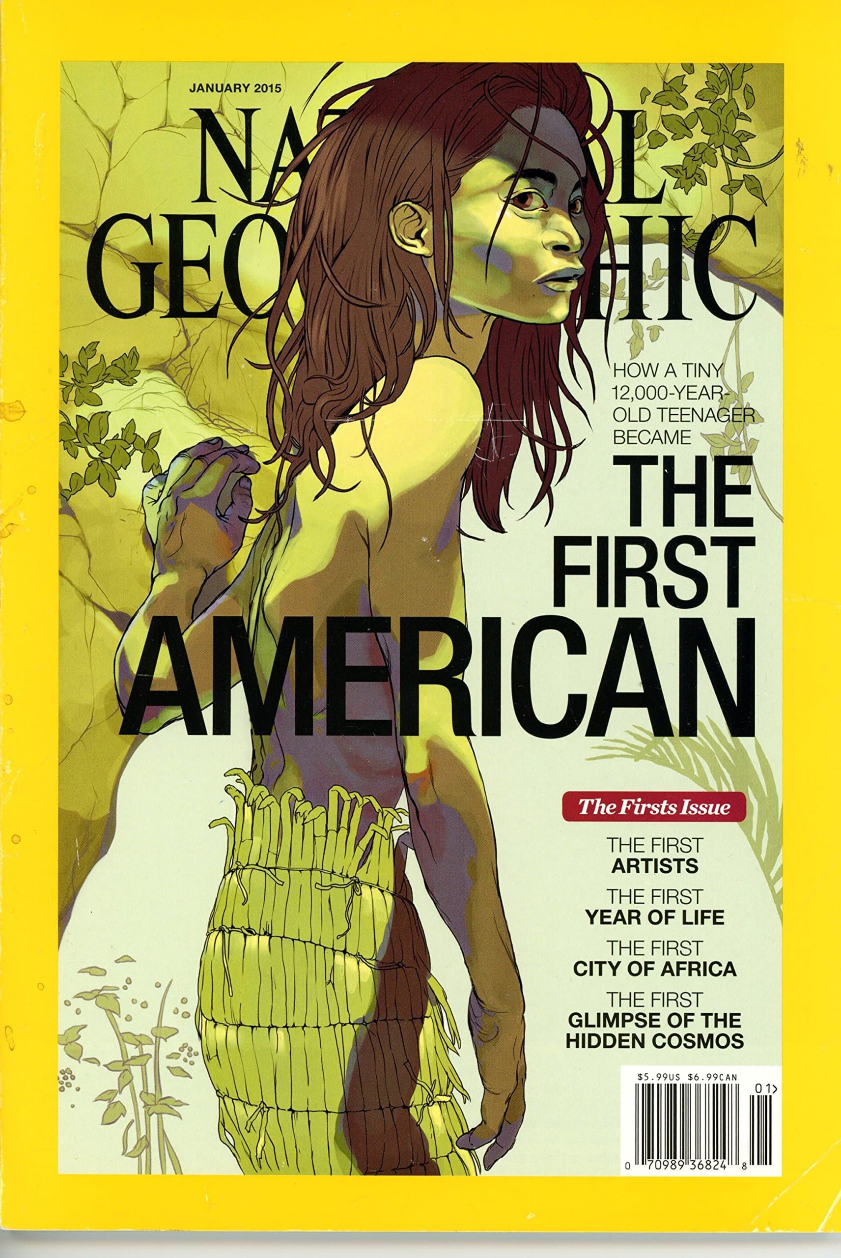 National Geographic Magazine January 2015 (the First American) Single Issue Magazine – January 1, 2015