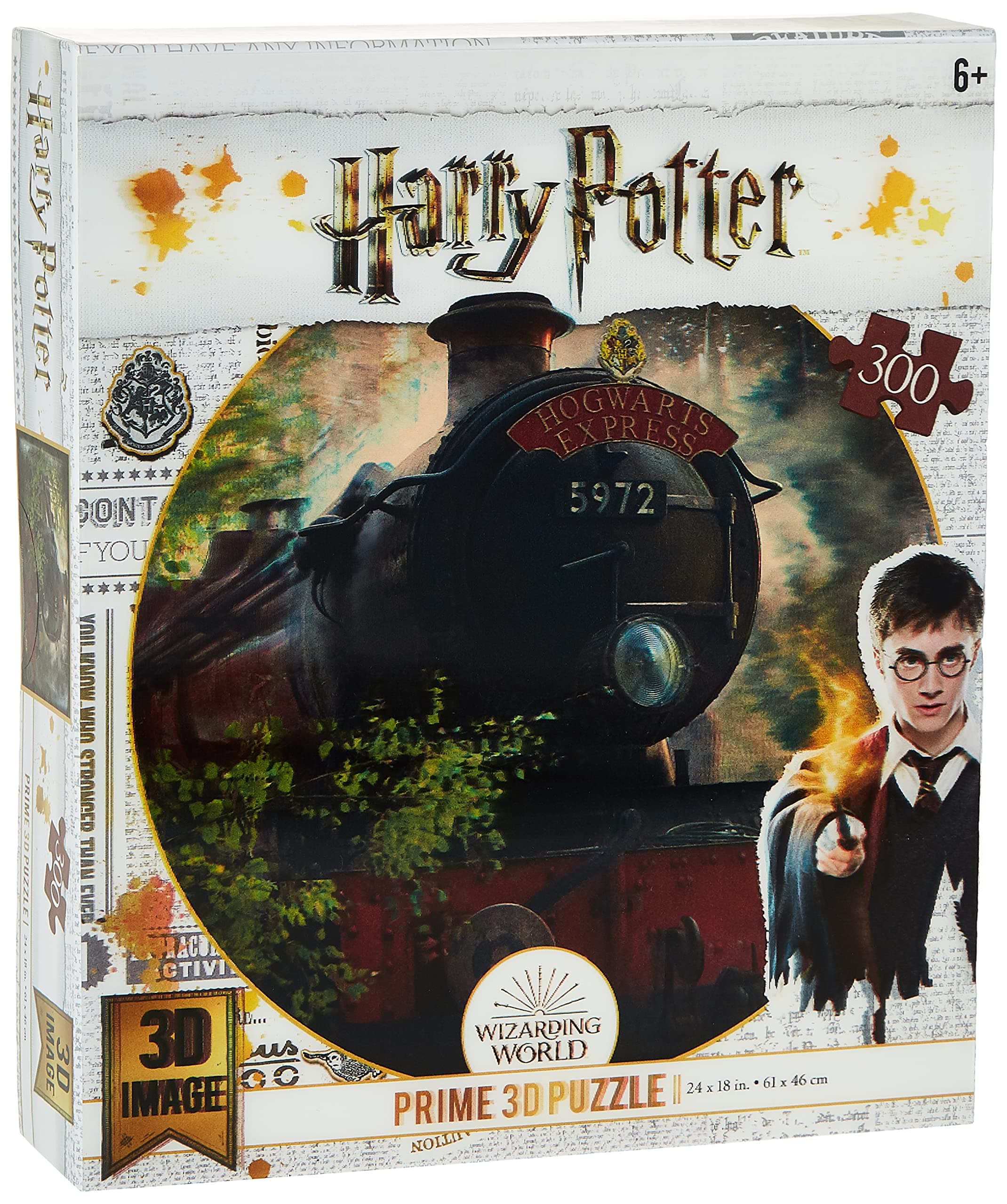 Prime 3D Harry Potter Licensed - The Hogwarts Express Puzzle - 300 Pcs
