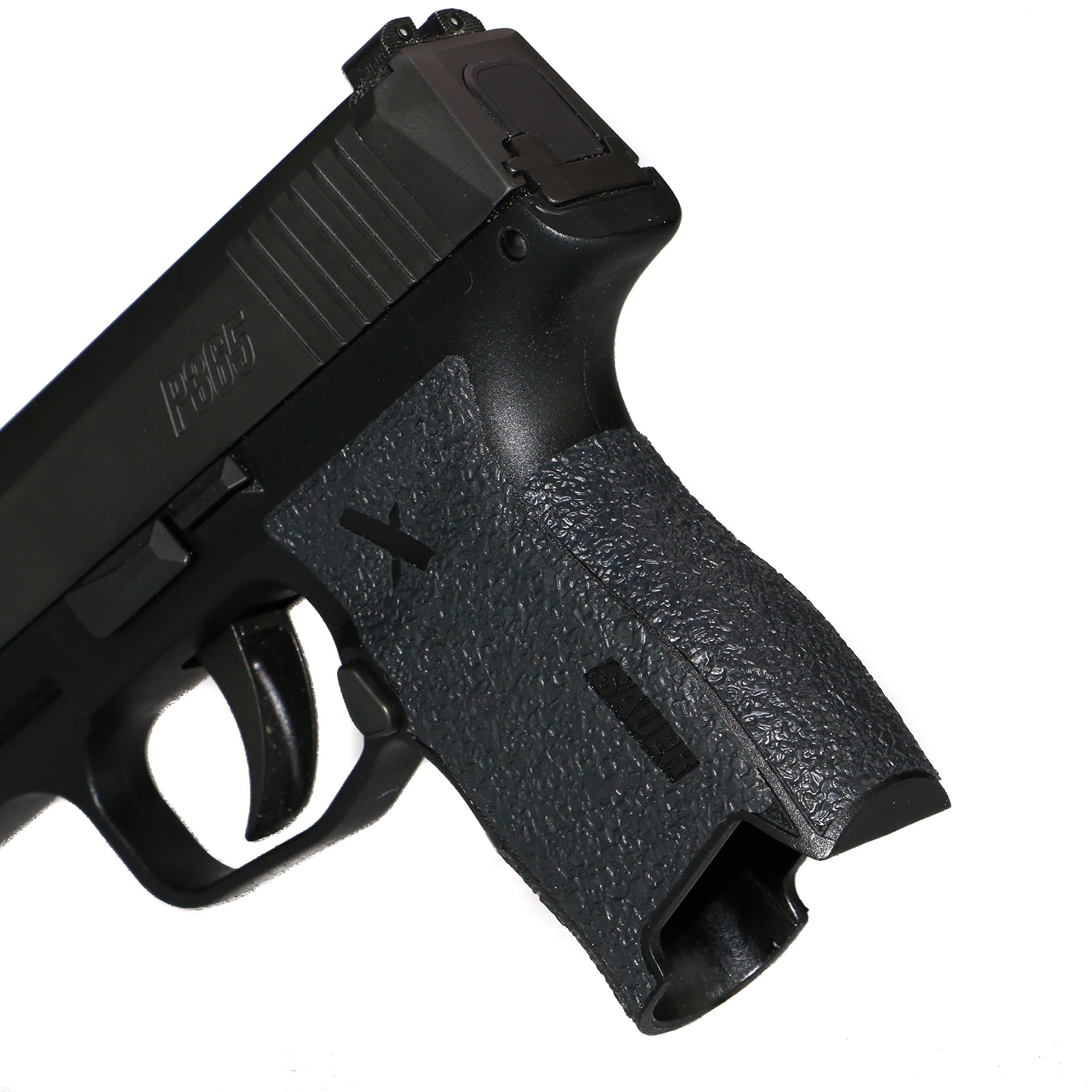 Foxx Grips -Gun Grips fits Sig Sauer P365 Compatible (Rubber Grip Enhancement)