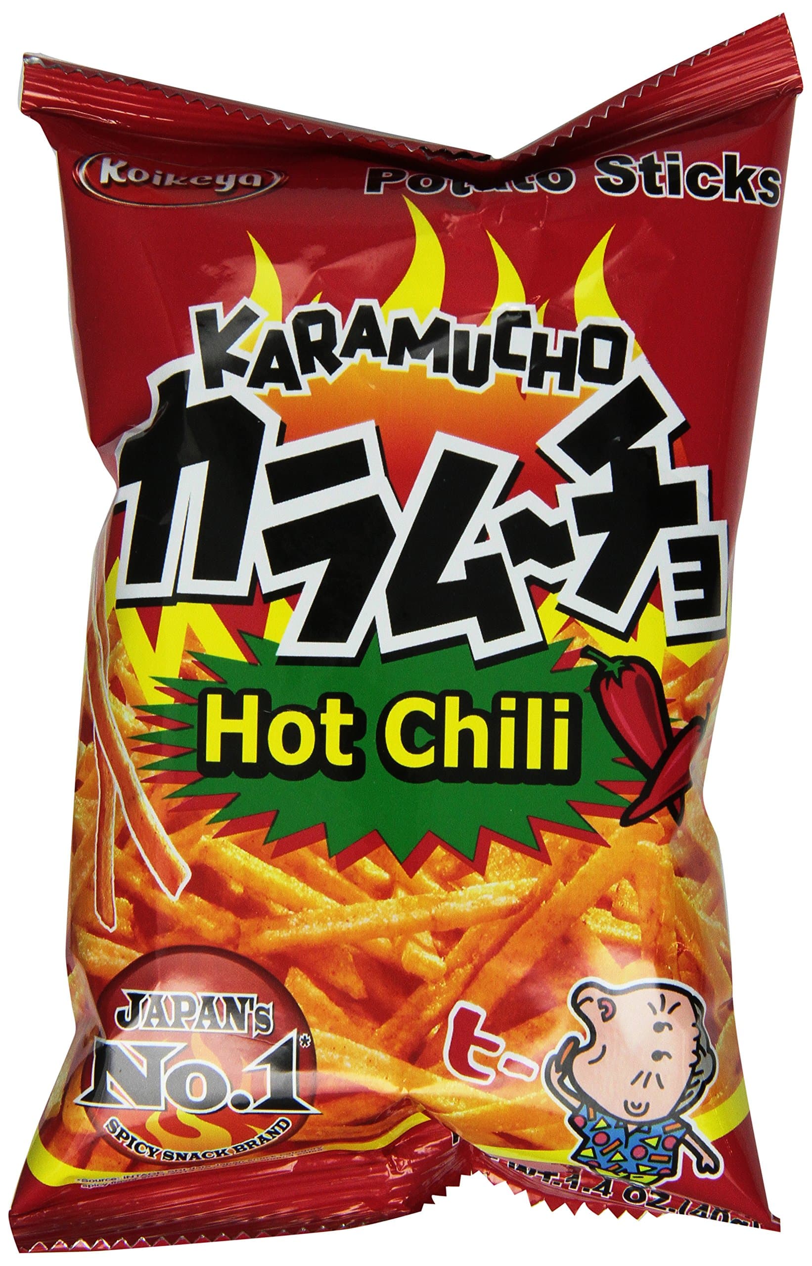 Koikeya Karamucho Sticks Chili, 1.4 Ounce (Pack of 24)