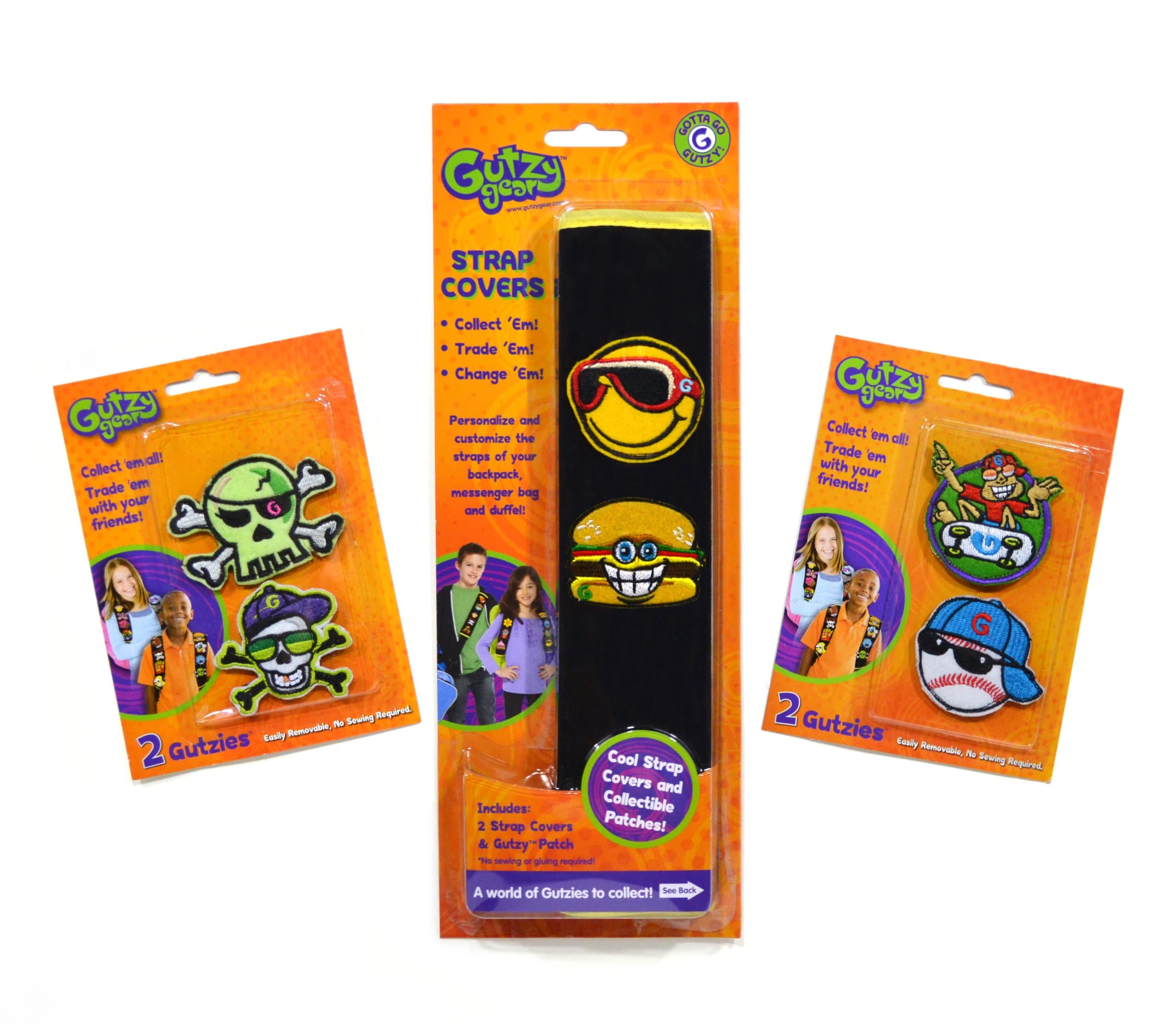 Gutzy Gear Gutzy Straps and Boys 4-Pack Patch, Assortment 2