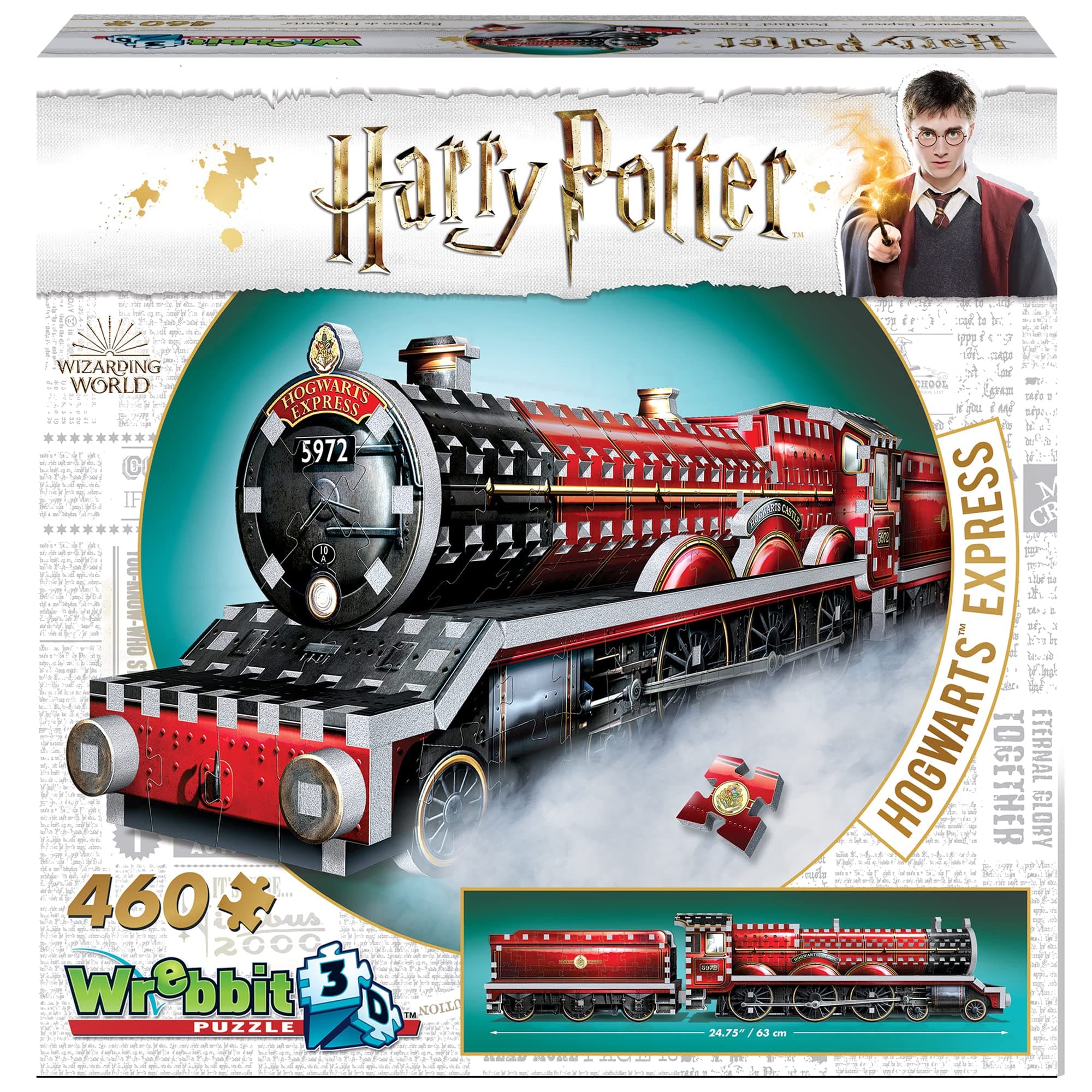 - Wrebbit3D Harry Potter 3D Puzzle Model of Hogwarts Express | 460 Jigsaw Puzzle Pieces | Build The Iconic Train and Journey Through The Wizarding World