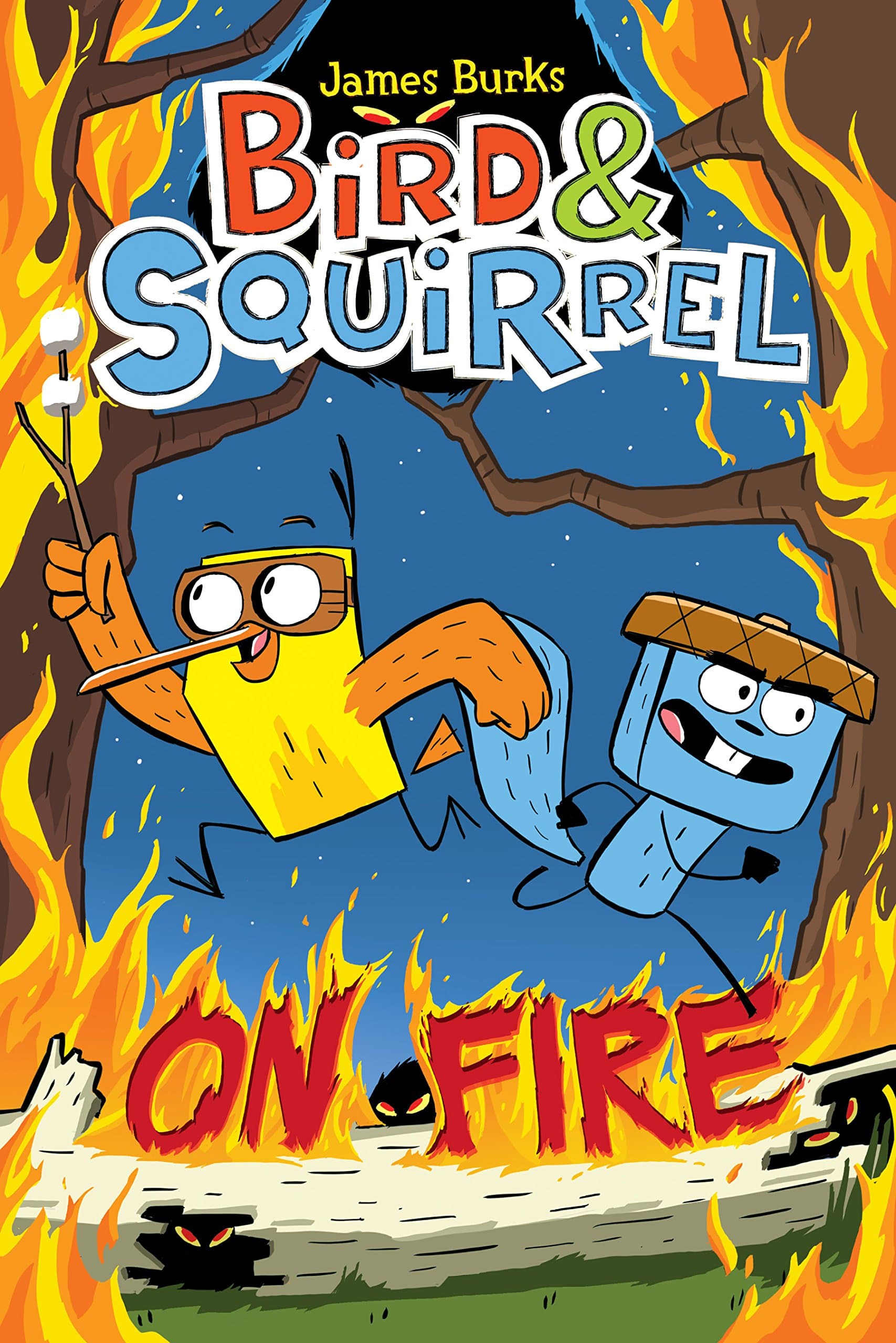 Bird & Squirrel on Fire Paperback – Illustrated, 25 April 2018