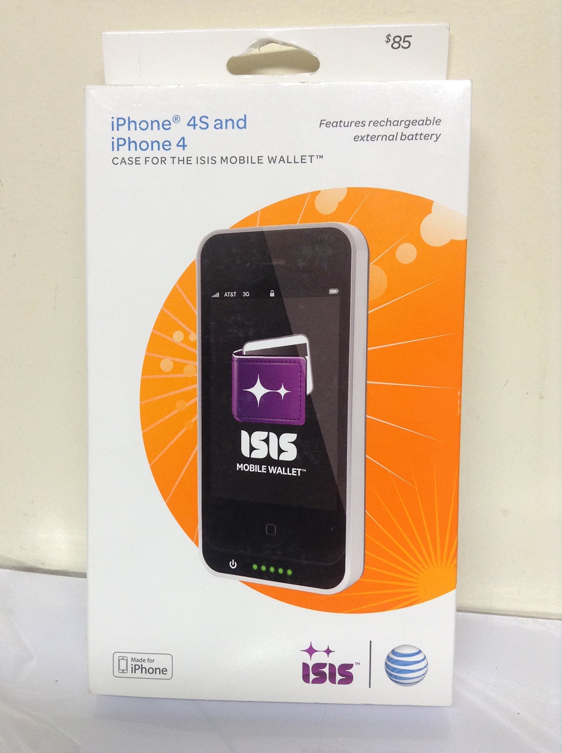 Softcard (Isis) Ready Charging Case - iPhone 4/4s
