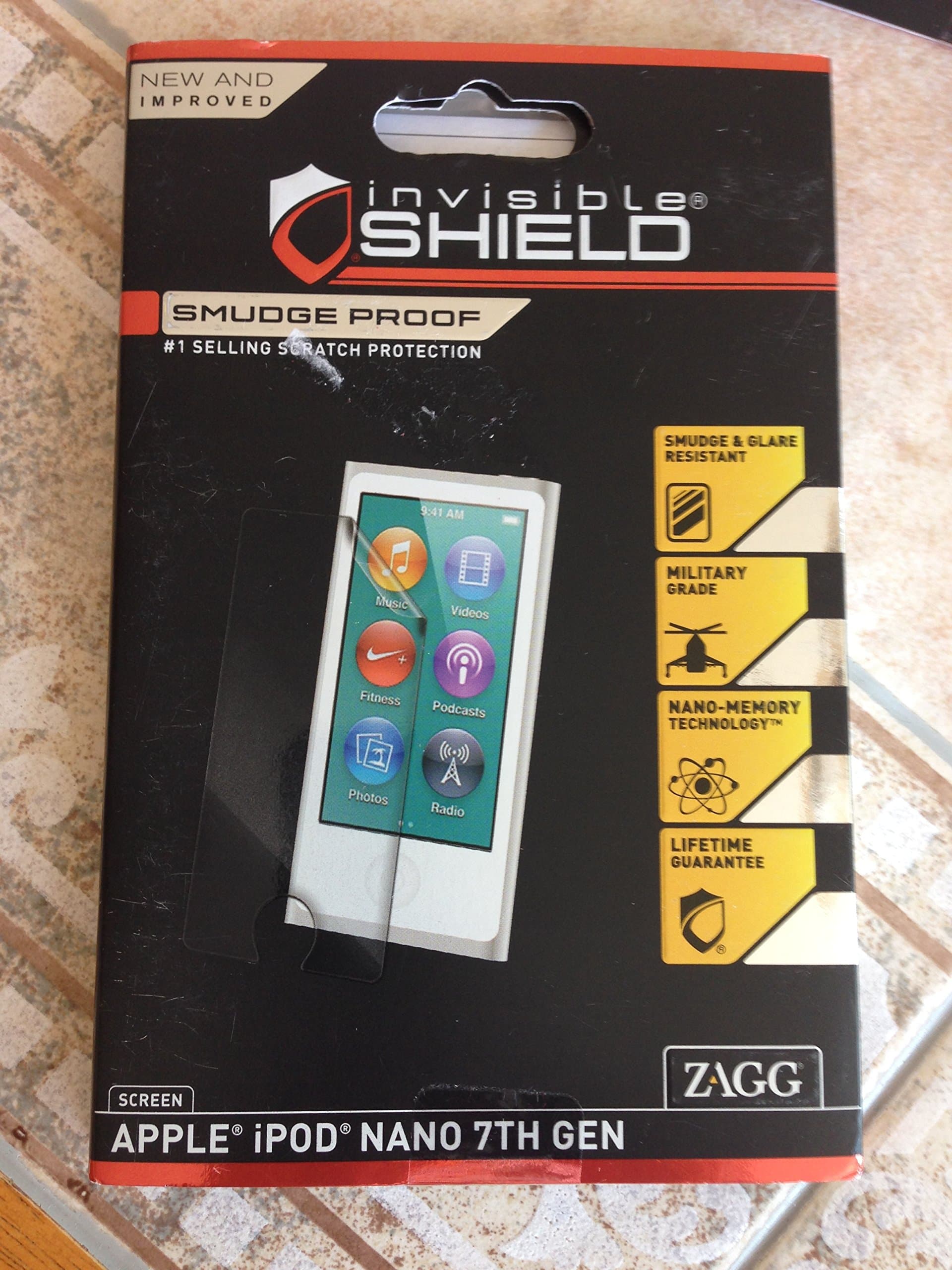 ZAGG invisibleSHIELD for Apple iPod Nano, Screen (Clear)