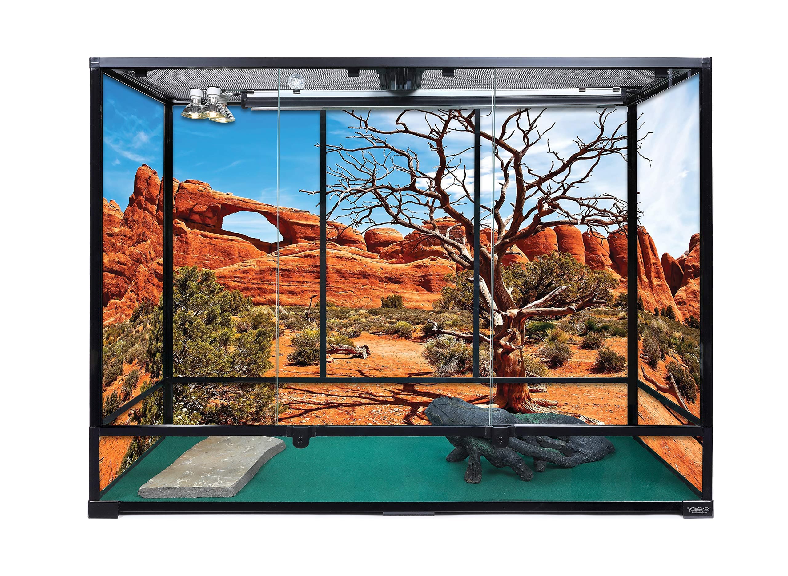 Carolina Custom Cages, 48Lx18Wx36H Extra-Tall Extra-Long Terrarium; Easy Assembly