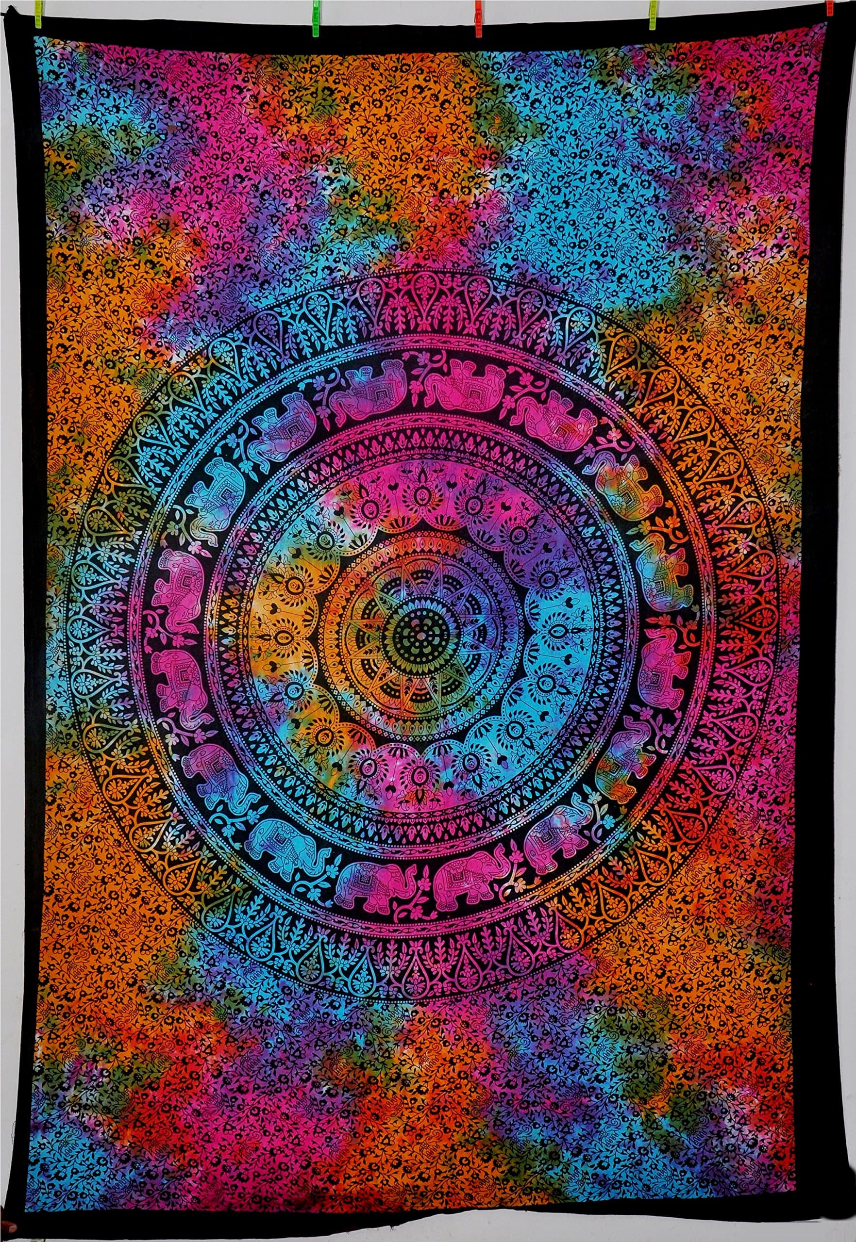 Raithan Tapestry Wall Hanging Bohemian Wall Tapestries Cotton Bedspread Throw Table