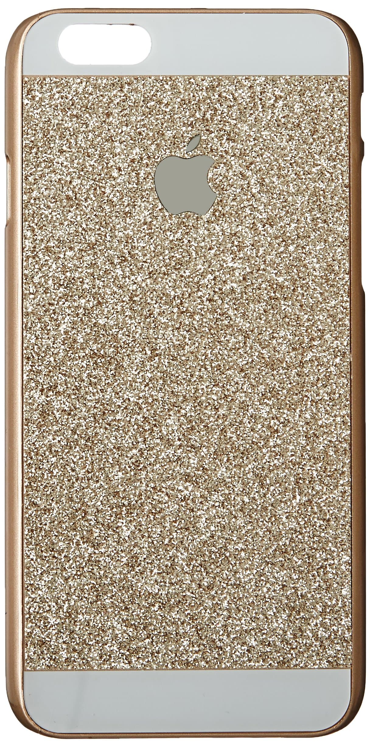 iPhone 6 Case Luxury Hybrid Glamorous Glitter Hard Shiny Bling Sparkle With Crystal Rhinestone Cover Case (Hard gold)