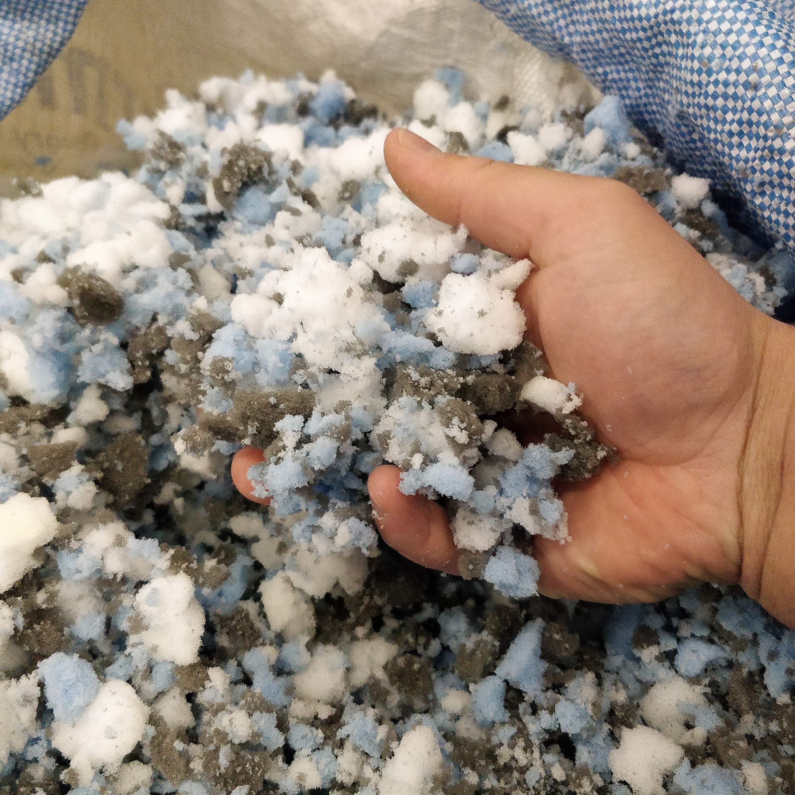Sponsored Ad – Shredded Foam - Foam Crumbs - Foam Bits/Flakes Can be Used for Bean-Bags (10 kg)